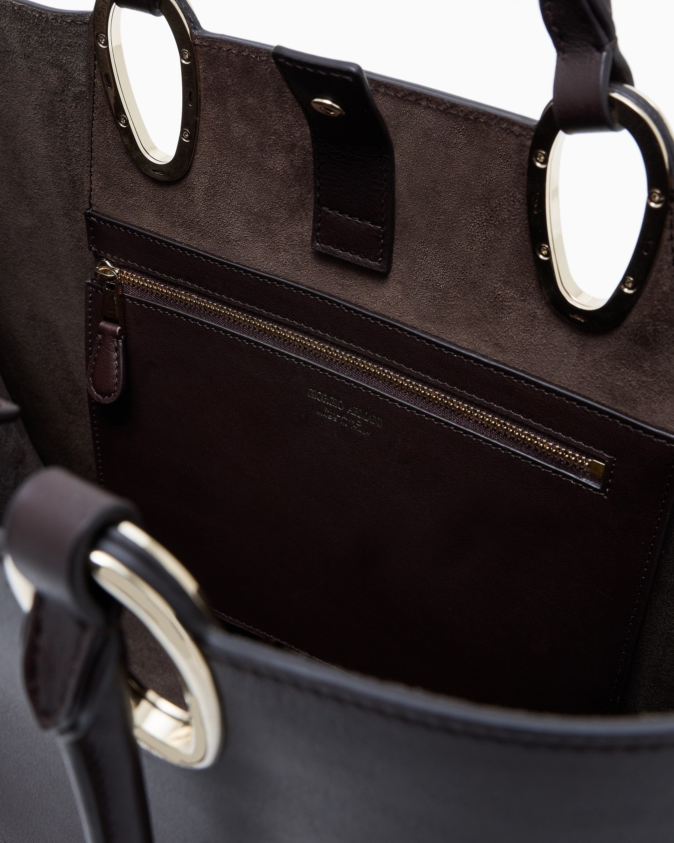 Sac cabas en cuir de taille moyenne Diapositive 3