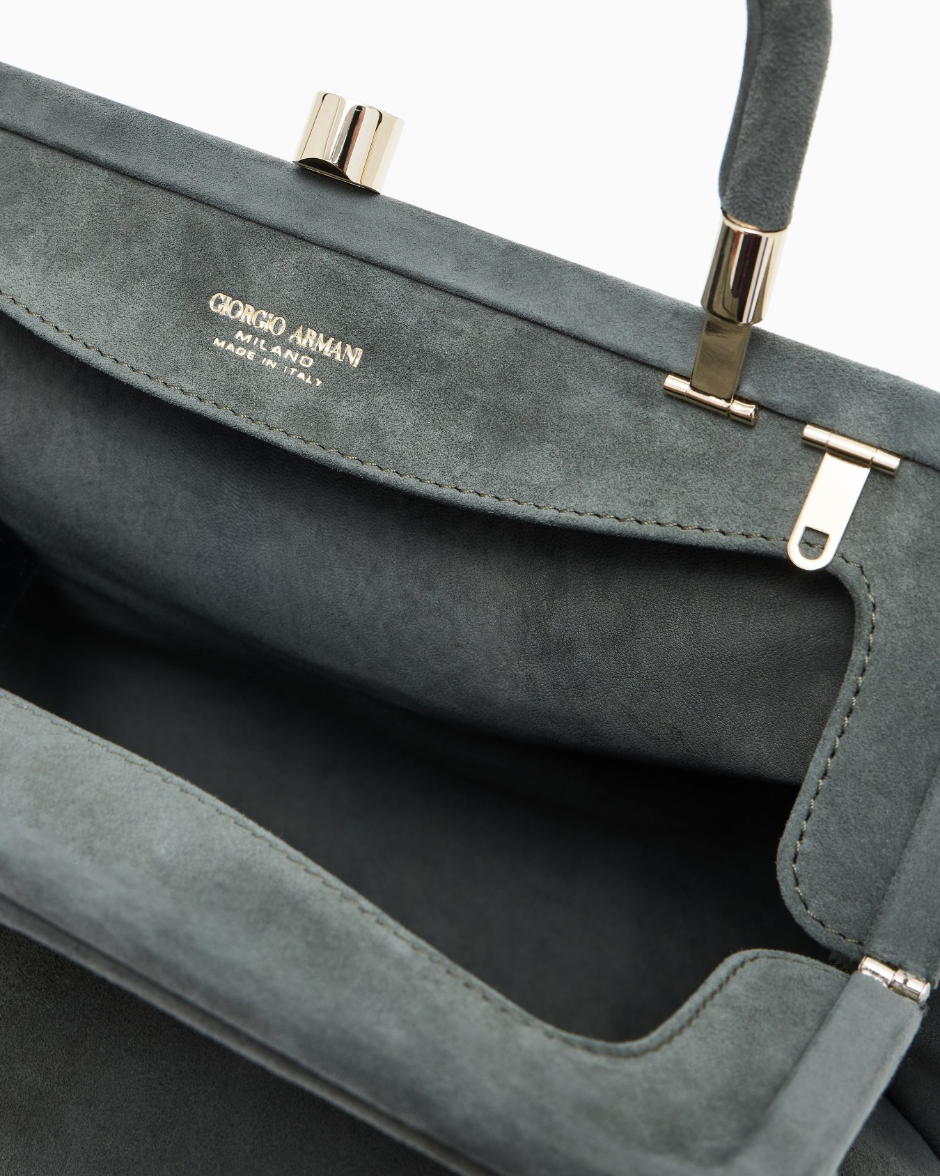 Structured Lamb Leather Frame Bag Slide 3