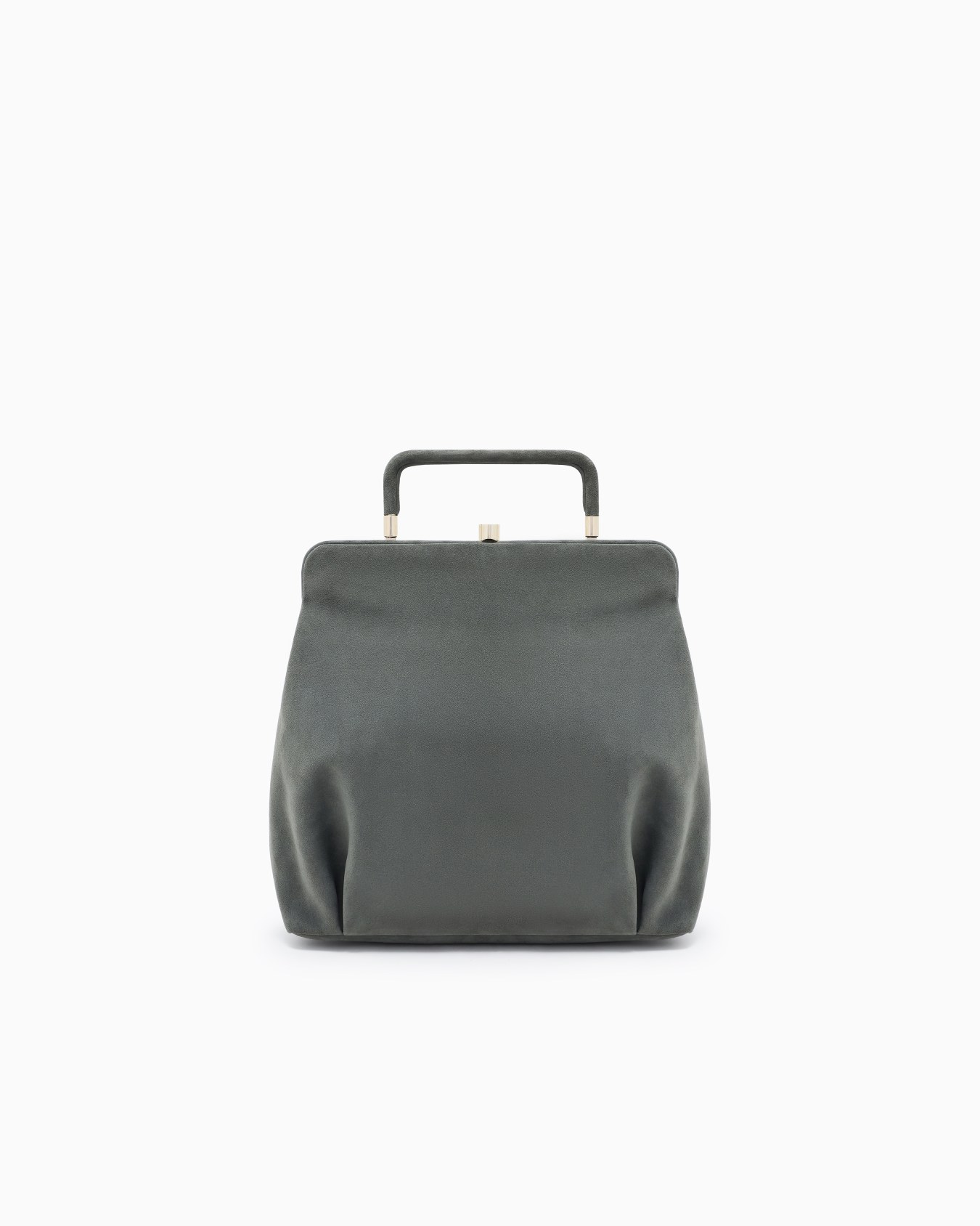 Structured Lamb Leather Frame Bag Slide 2
