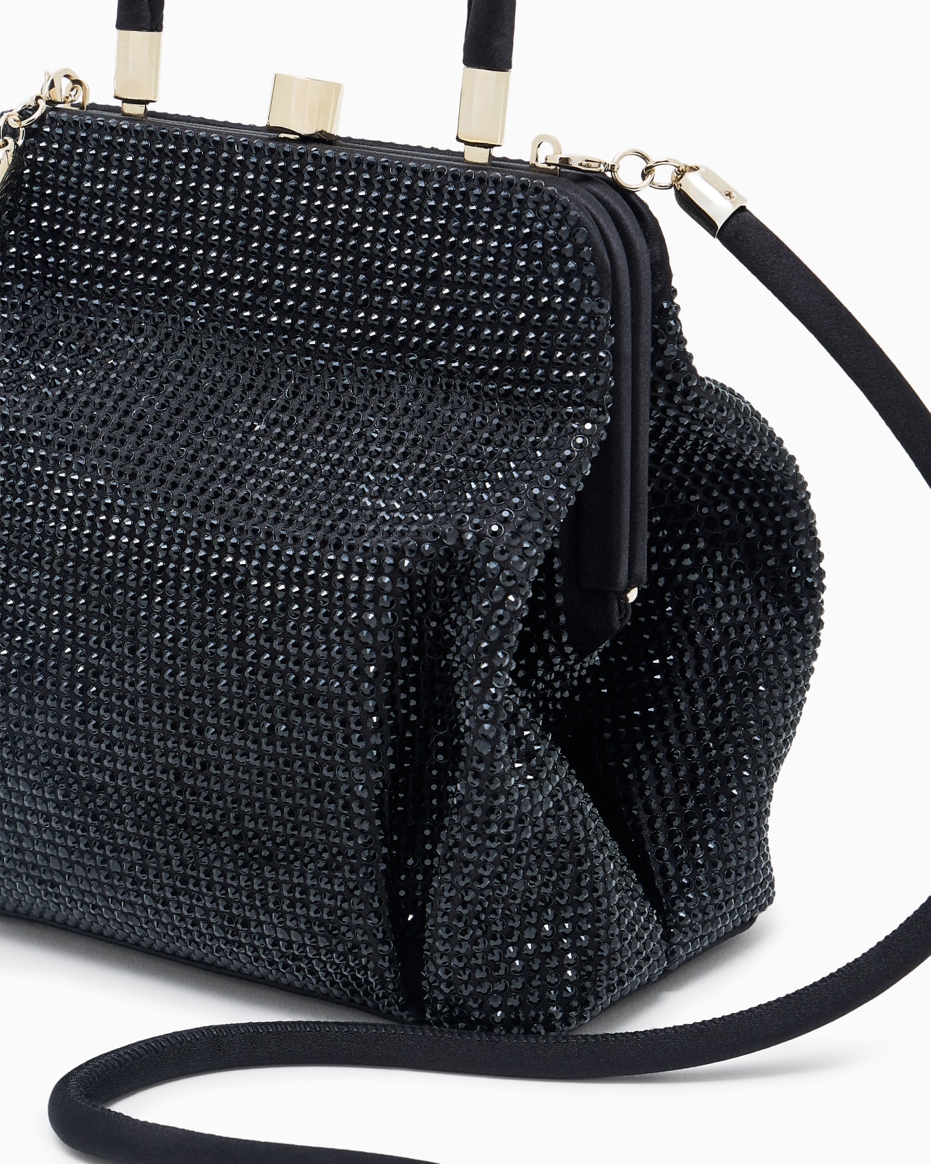 Embellished Velvet Frame Bag Slide 4