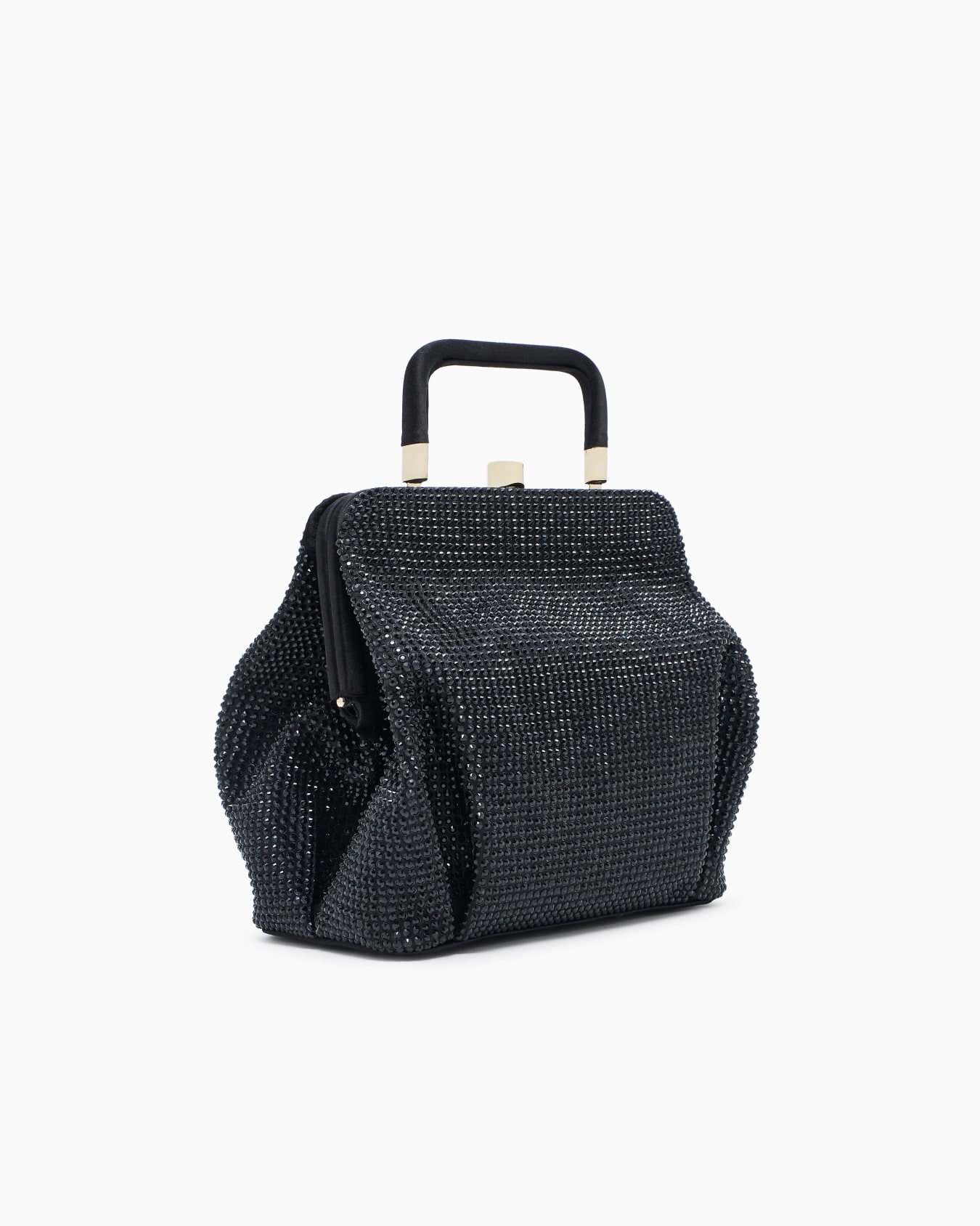 Embellished Velvet Frame Bag Slide 1