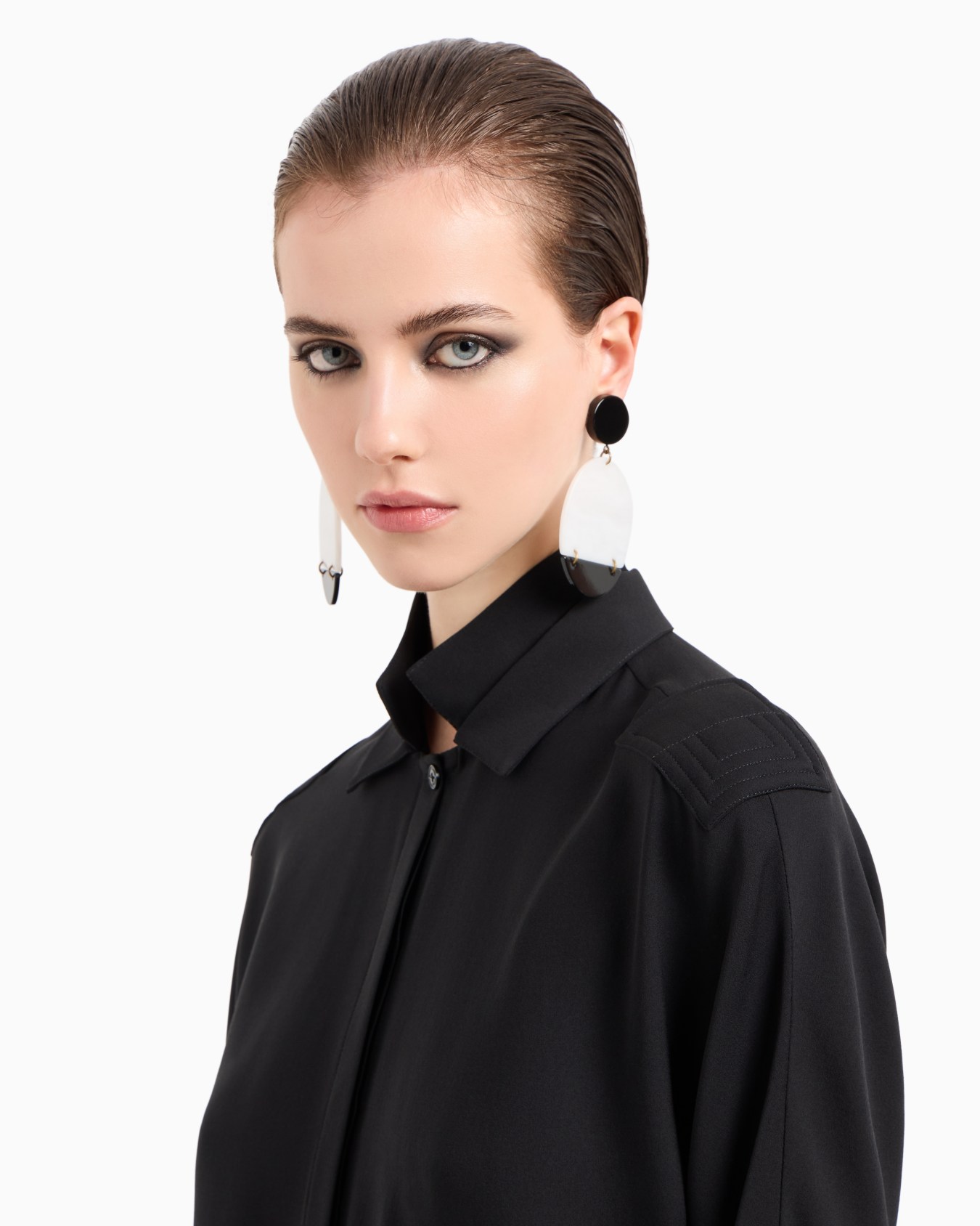 Triple silk georgette shirt Slide 3