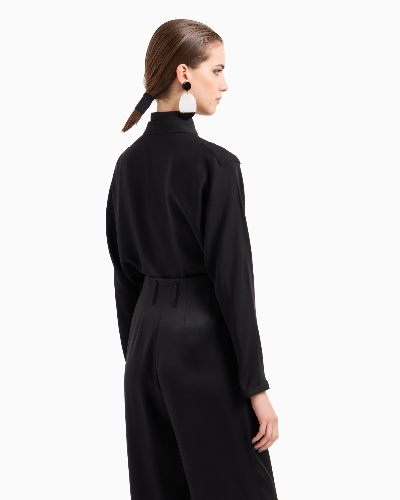 Triple silk georgette shirt Slide 1