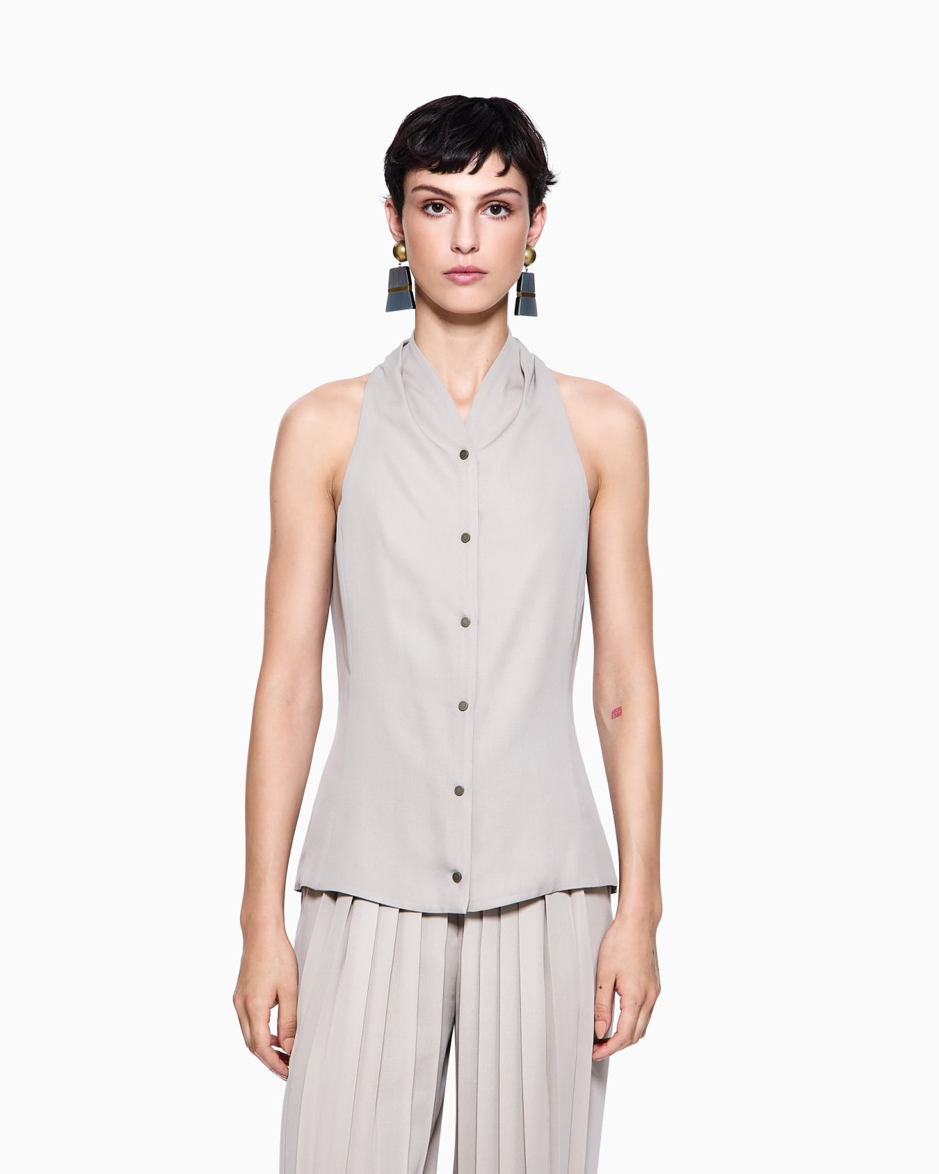 ASV top in triple silk georgette Slide 3