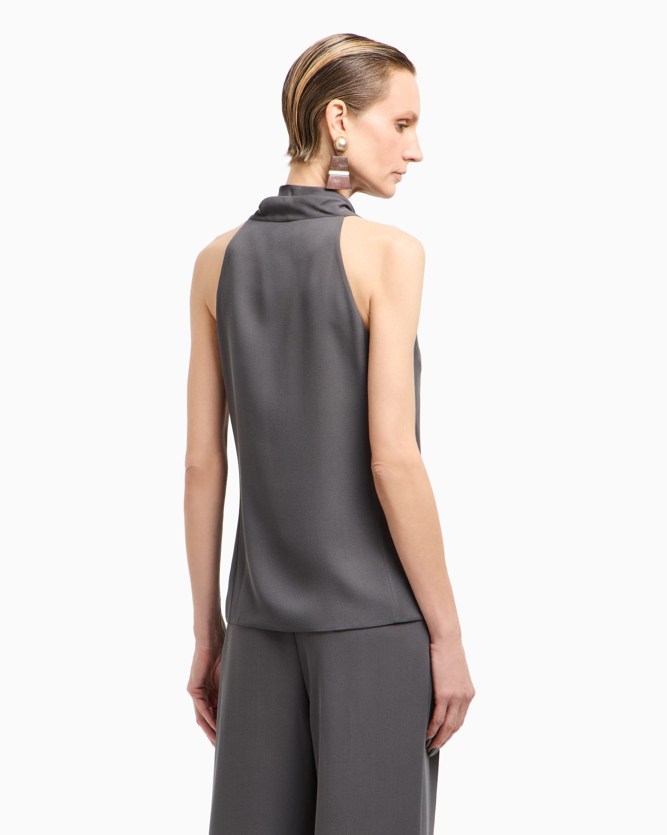 Top in tripla georgette di seta ASV Slide 3