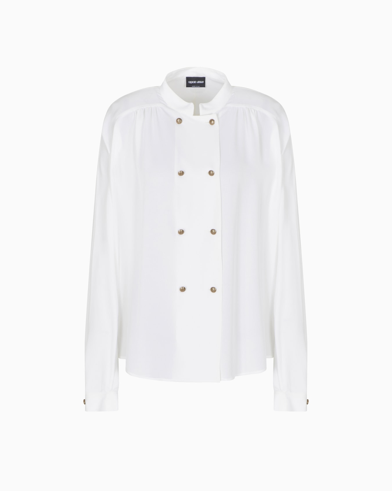 Triple silk georgette shirt Slide 0