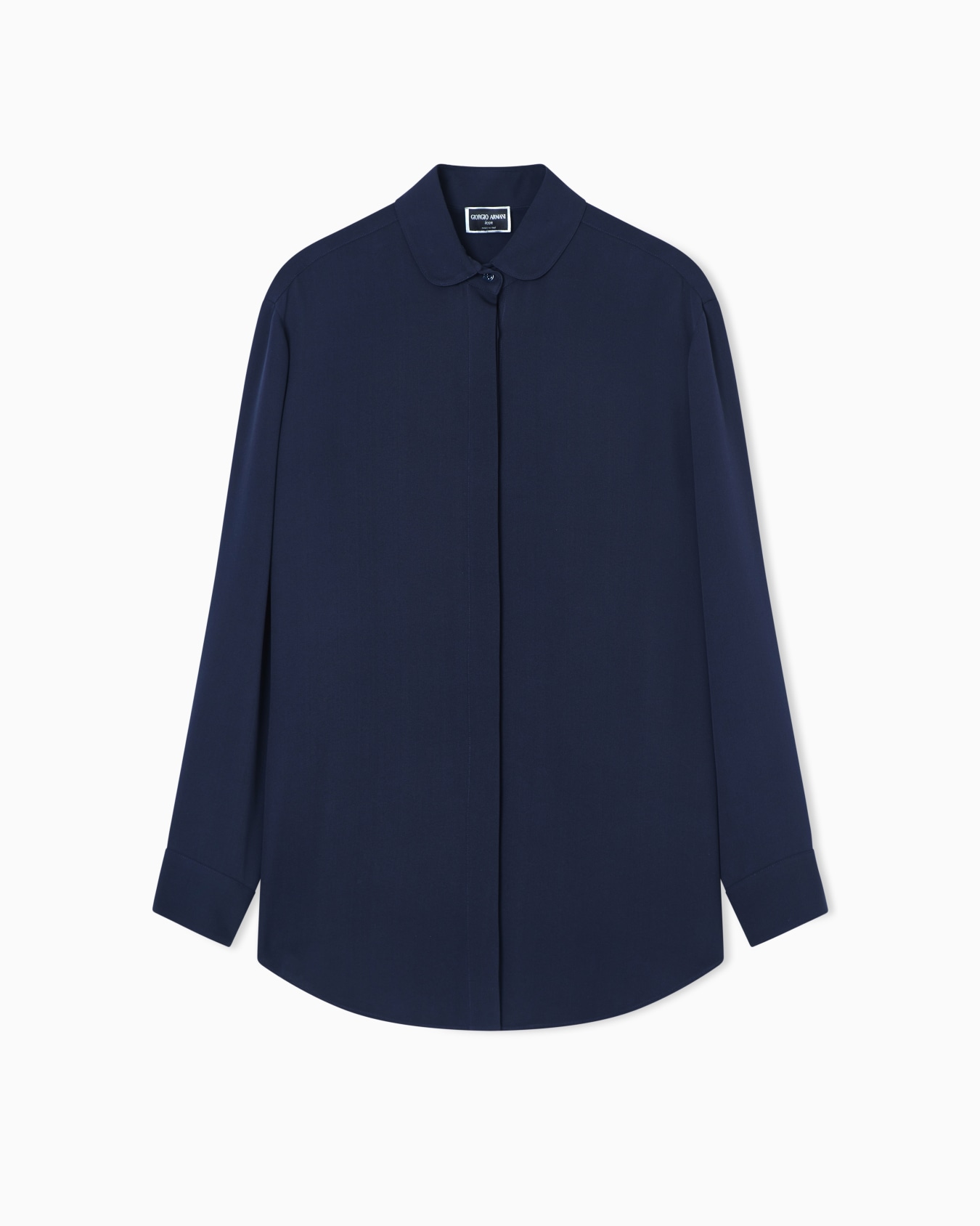 Triple silk georgette shirt Slide 0