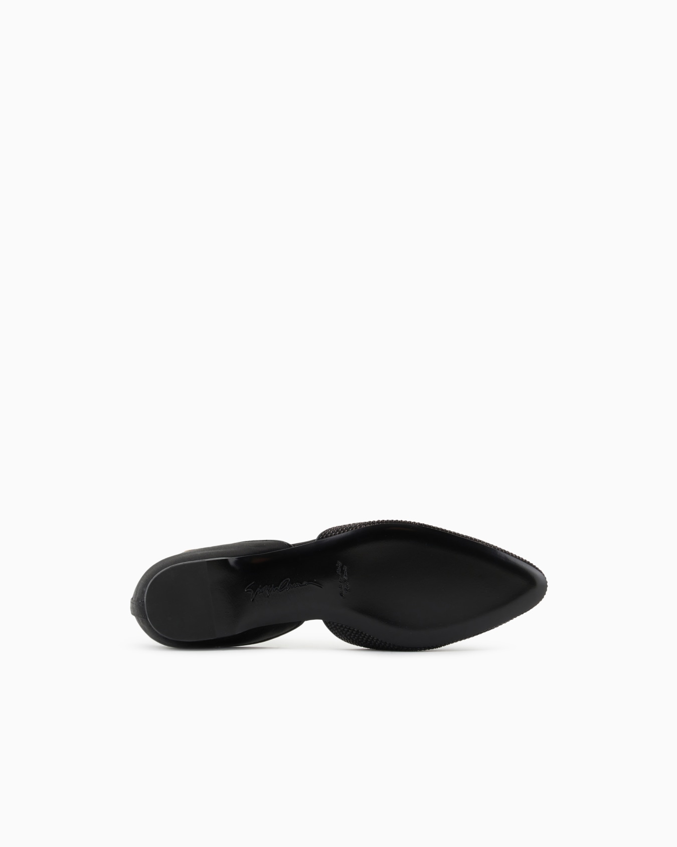 Satin and rhinestone ballerinas with a strap Slide 5