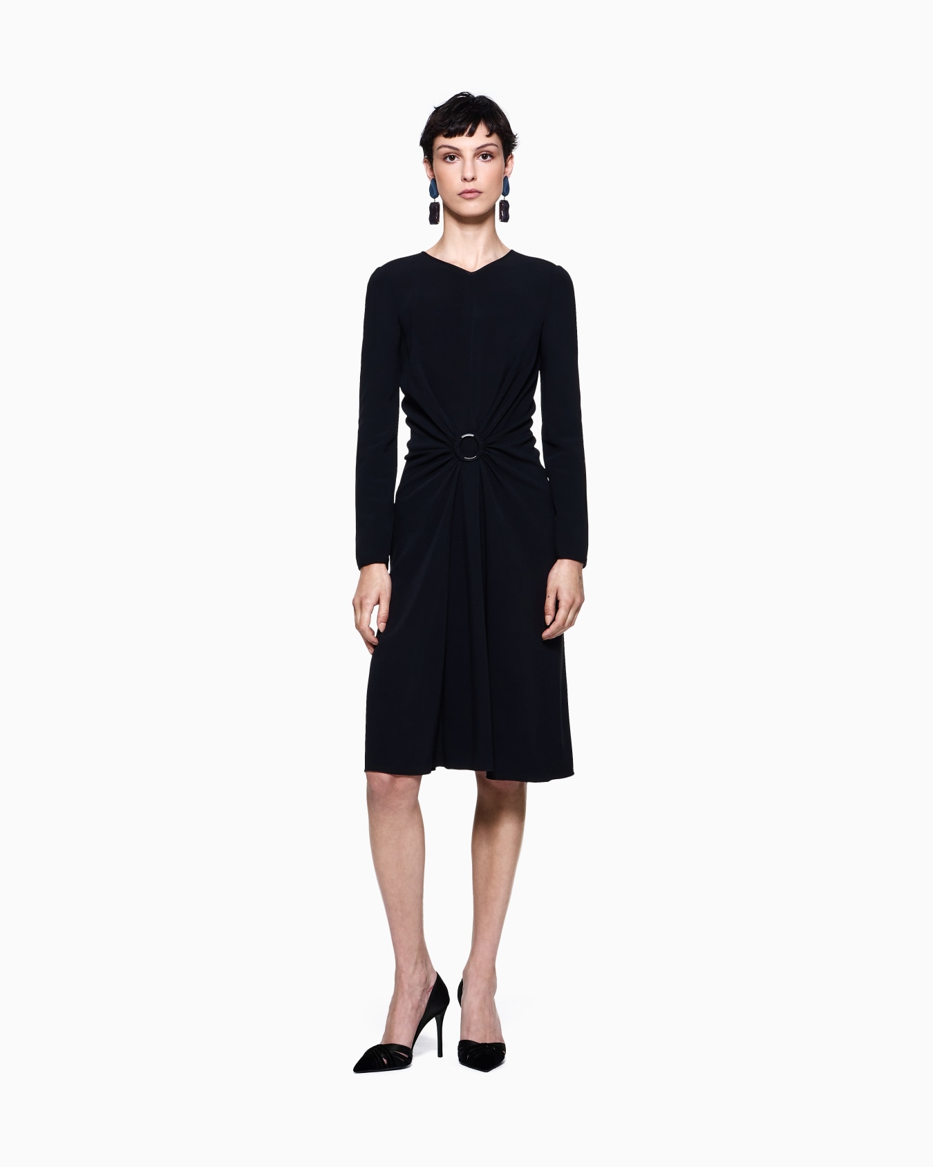 Midikleid aus Viskose-Cady Folie 1