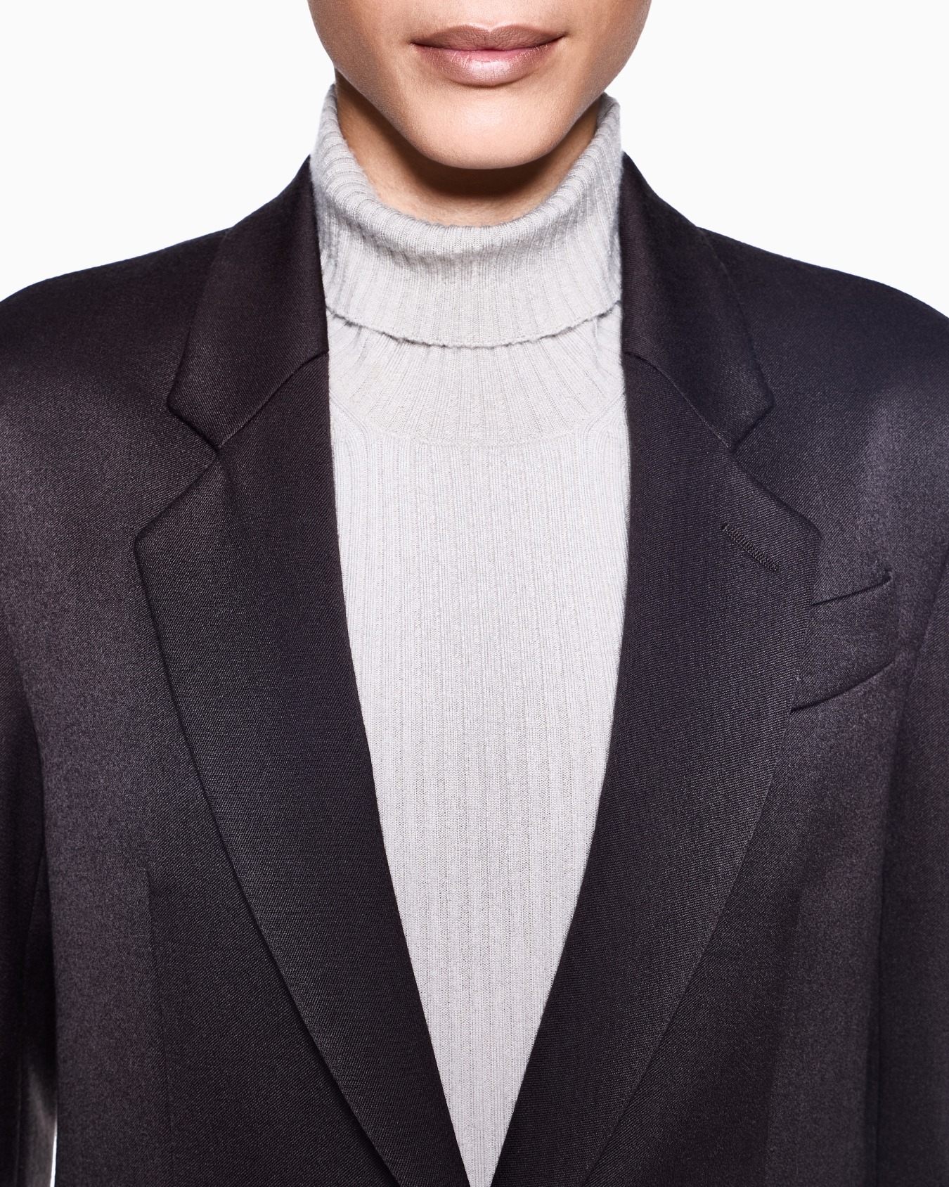Veste à simple boutonnage en laine Diapositive 4