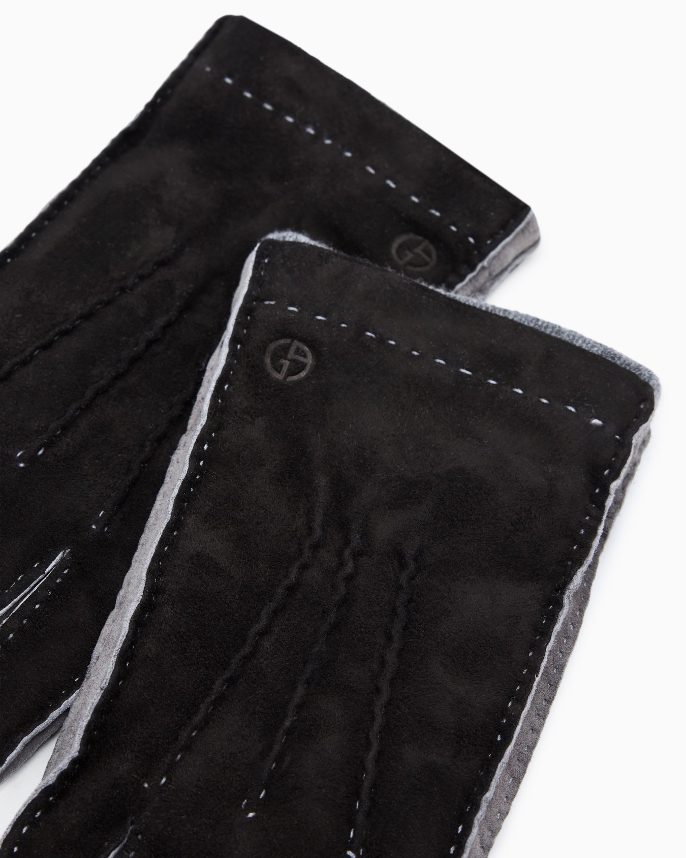 Guantes de ante de cordero bicolor Diapositiva 1