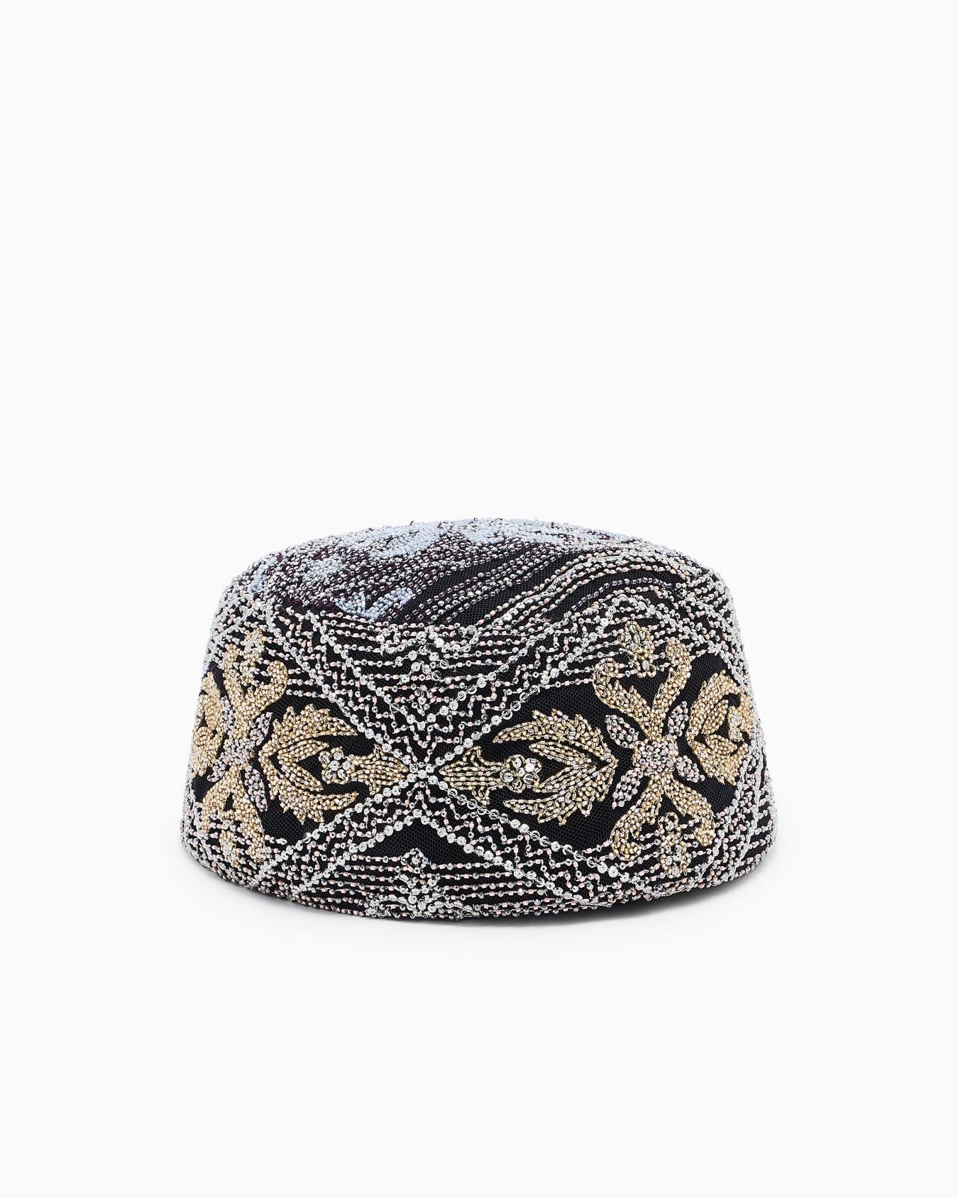 Embroidered velvet cap Slide 1