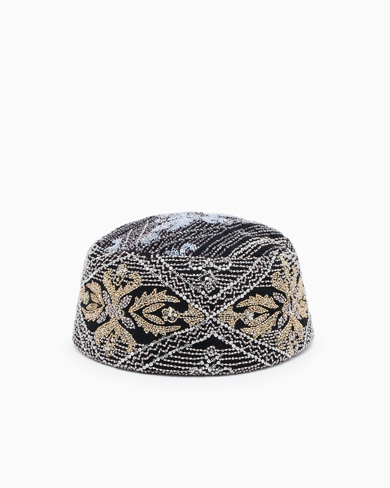 Embroidered velvet cap Slide 0