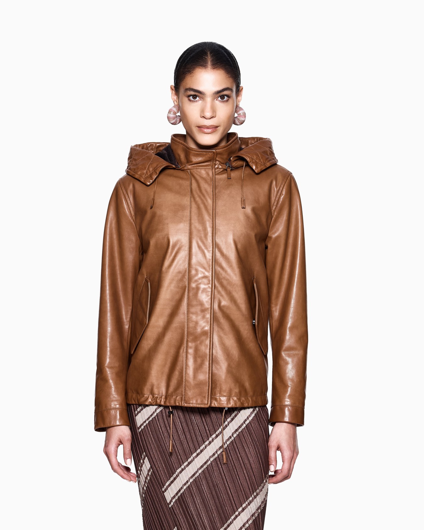 Blouson à capuche en nappa ASV Diapositive 3