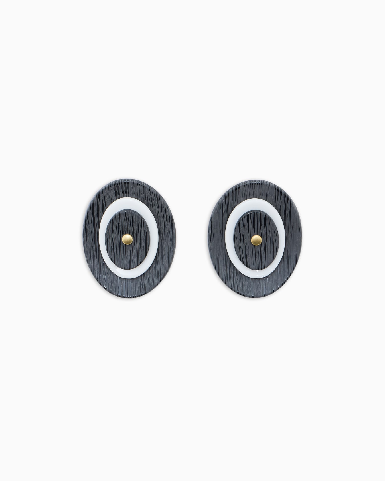 Laser-cut resin clip-on earrings Slide 0