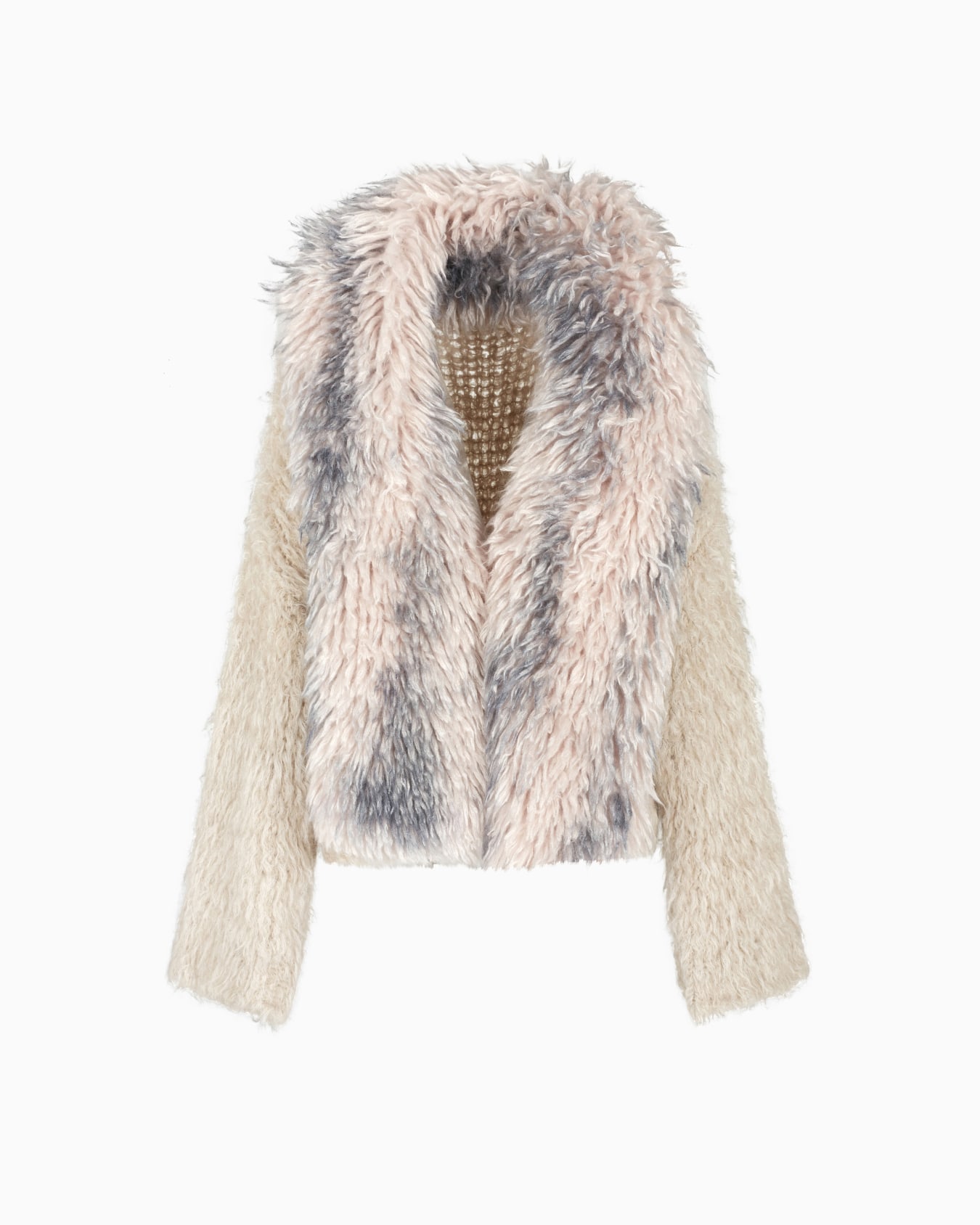 Cardigan aus Mohair-Wolle mit Pelzstich-Verarbeitung  Folie 0