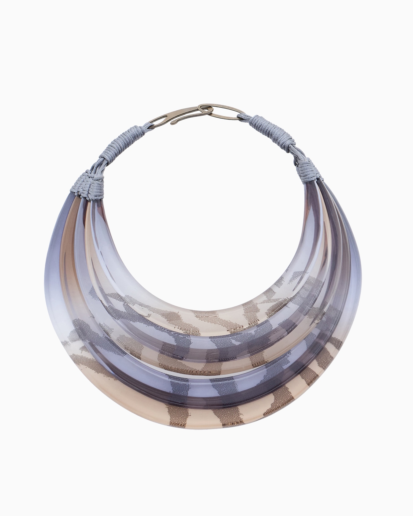 Collana girocollo con elementi trasparenti Slide 0