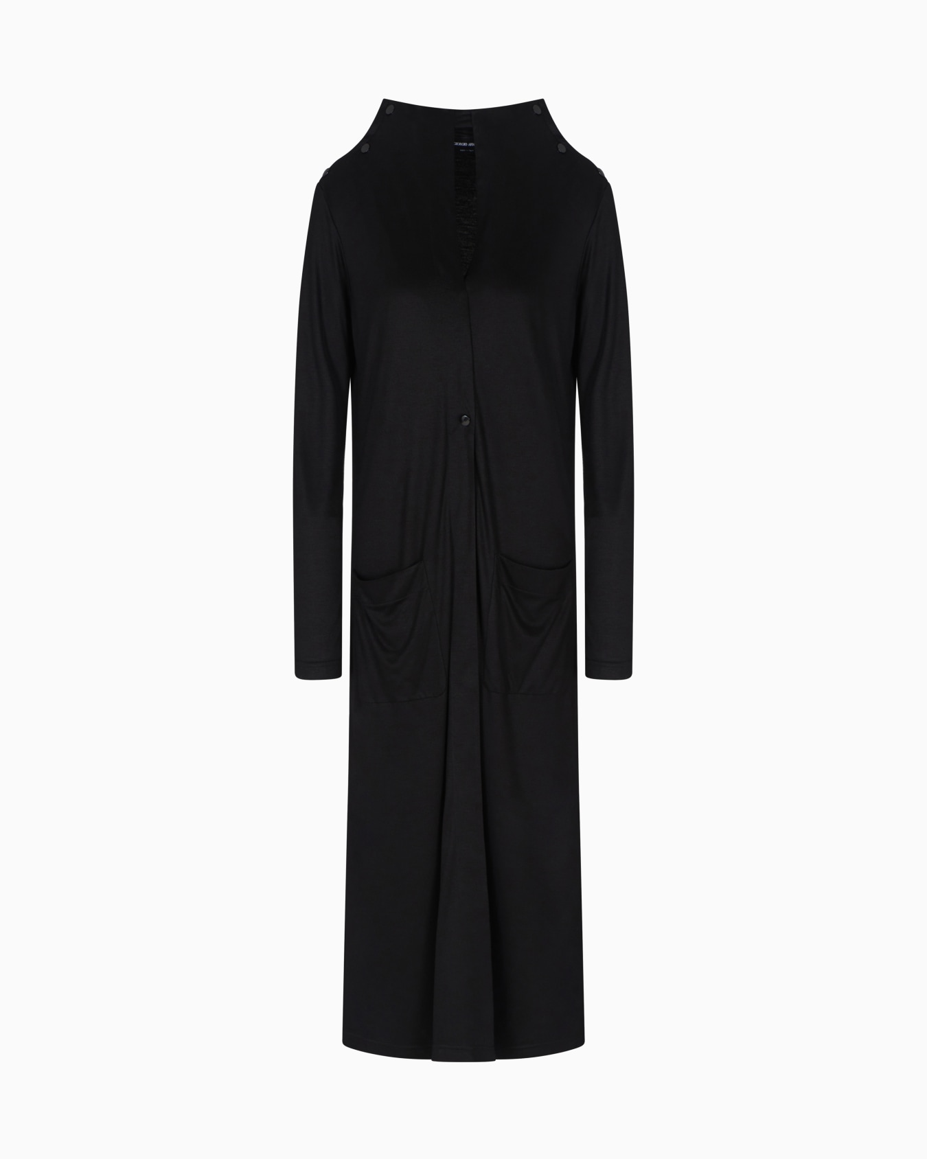 Twin-set with long cardigan and top in viscose jersey Slide 0