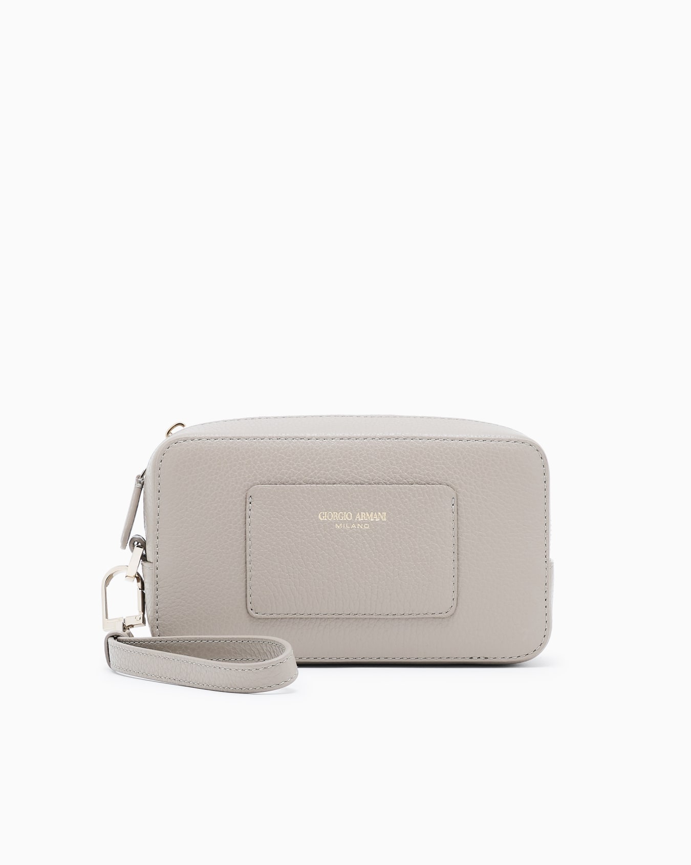 Beauty case in pelle di vitello granato Slide 0
