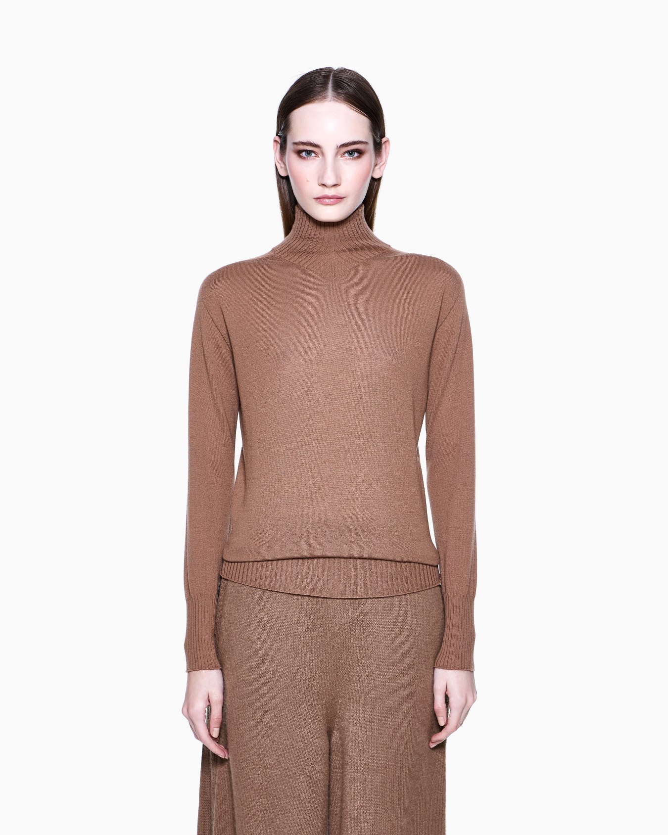 Maglia a collo alto in cashmere Giorgio Armani Neve Slide 3