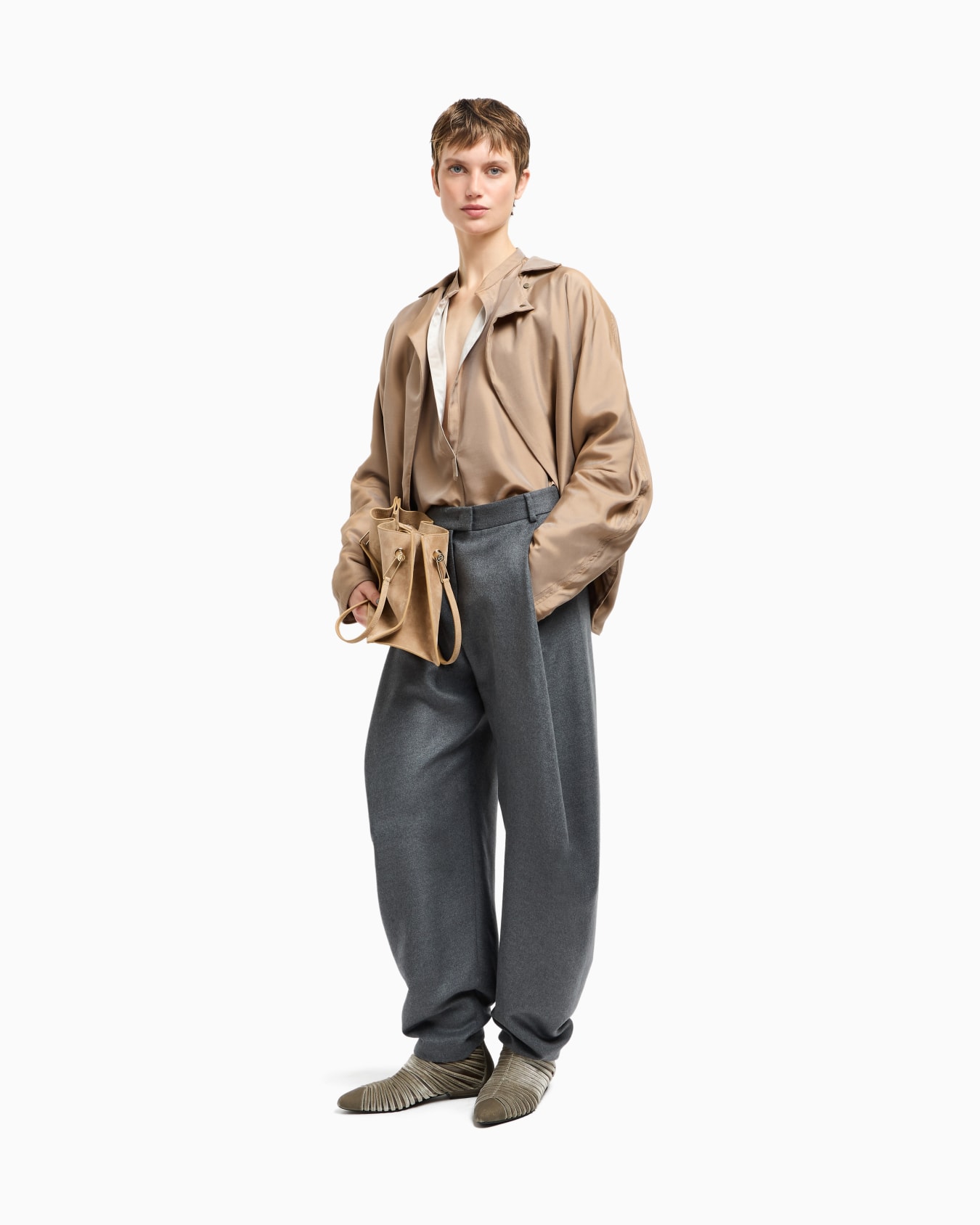 Blouson in ras di seta Slide 2