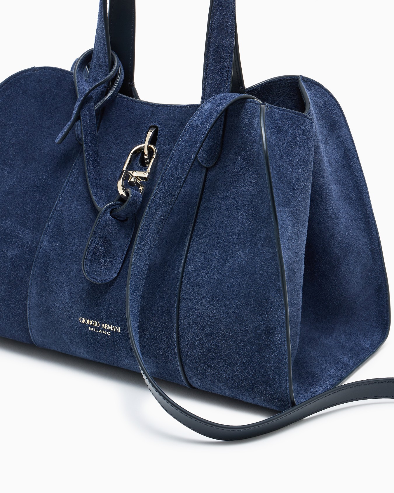 Tote bag piccola in suede Slide 4