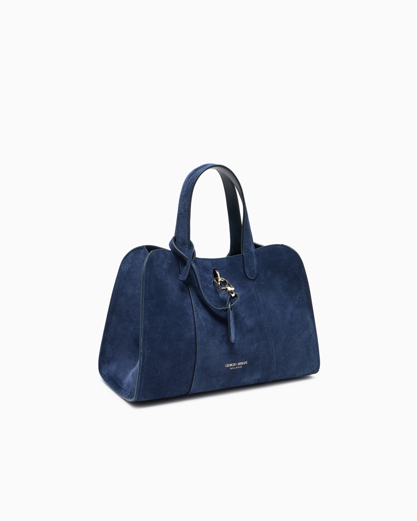 Tote bag piccola in suede Slide 1