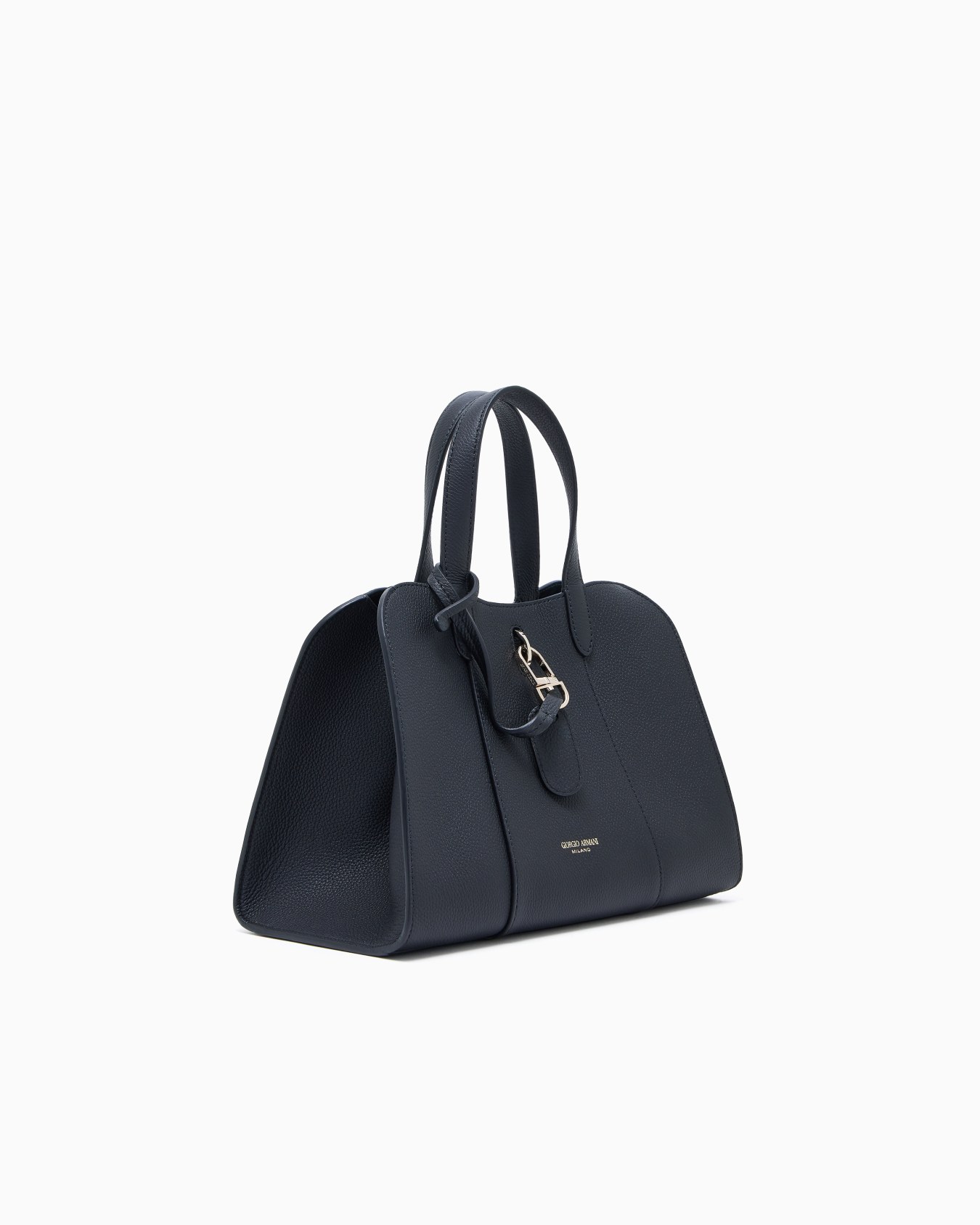 페블 레더 소재 스몰 토트백 슬라이드 1