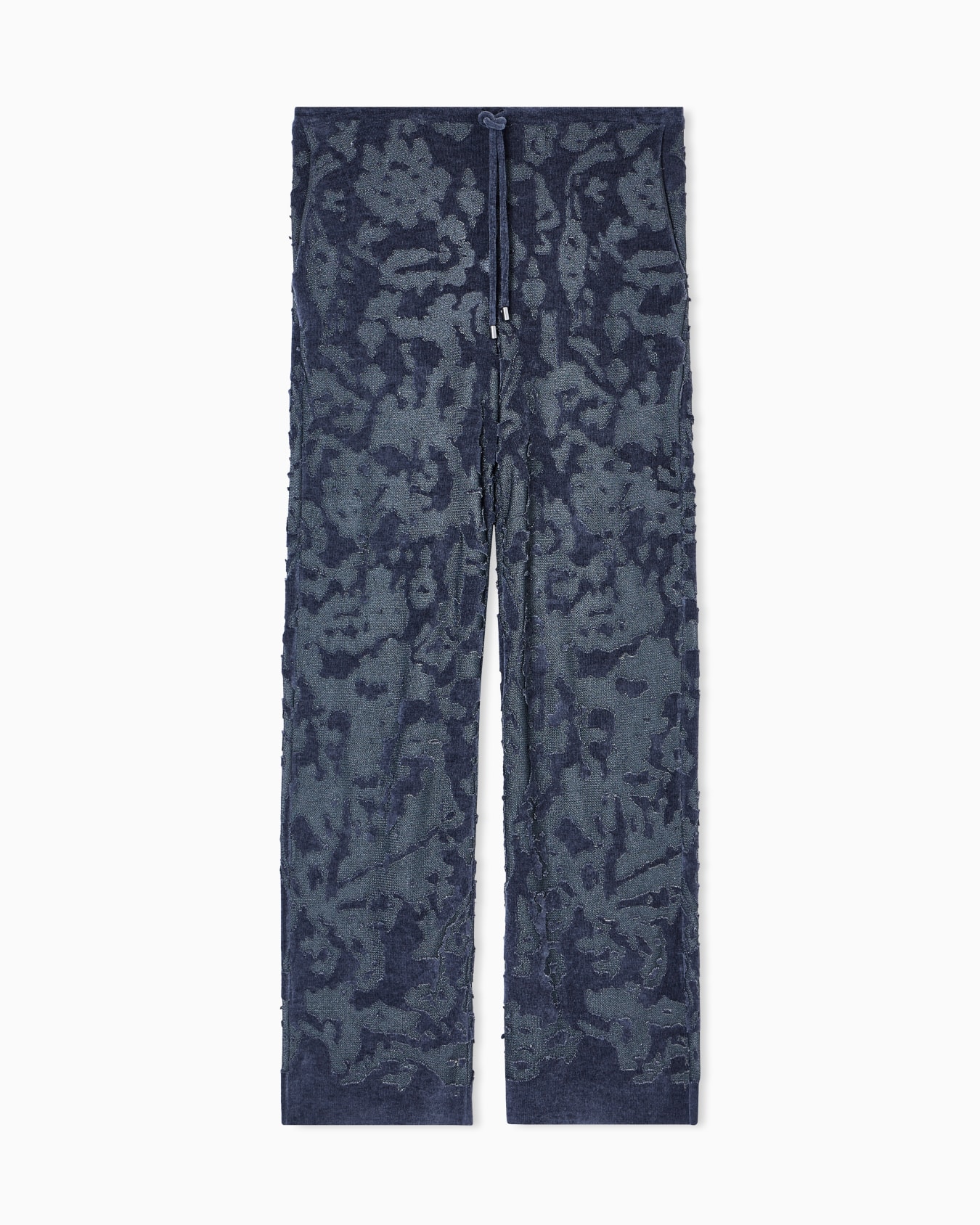 Devoré fabric trousers Slide 0