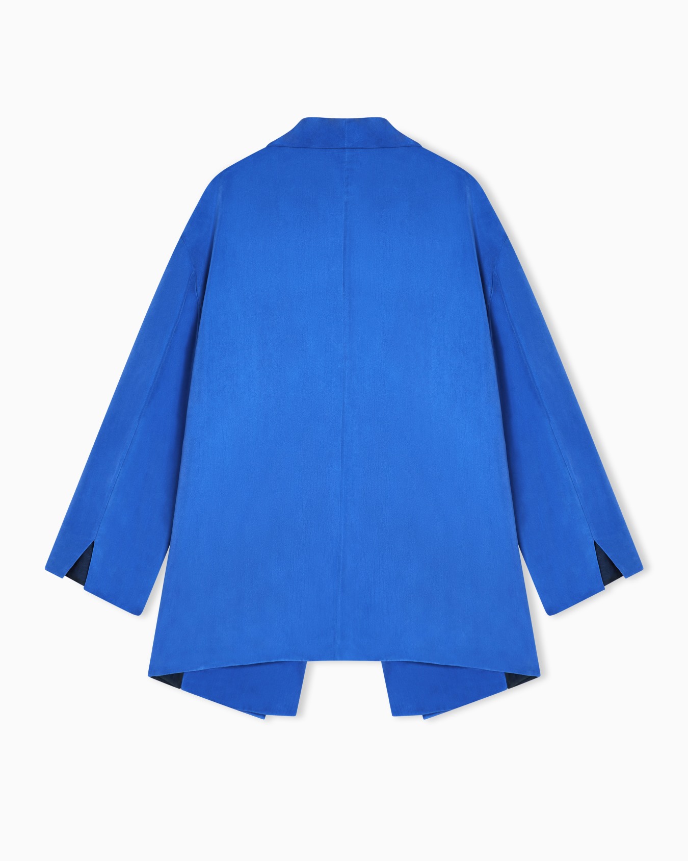 Washed silk single-breasted jacket Slide 3