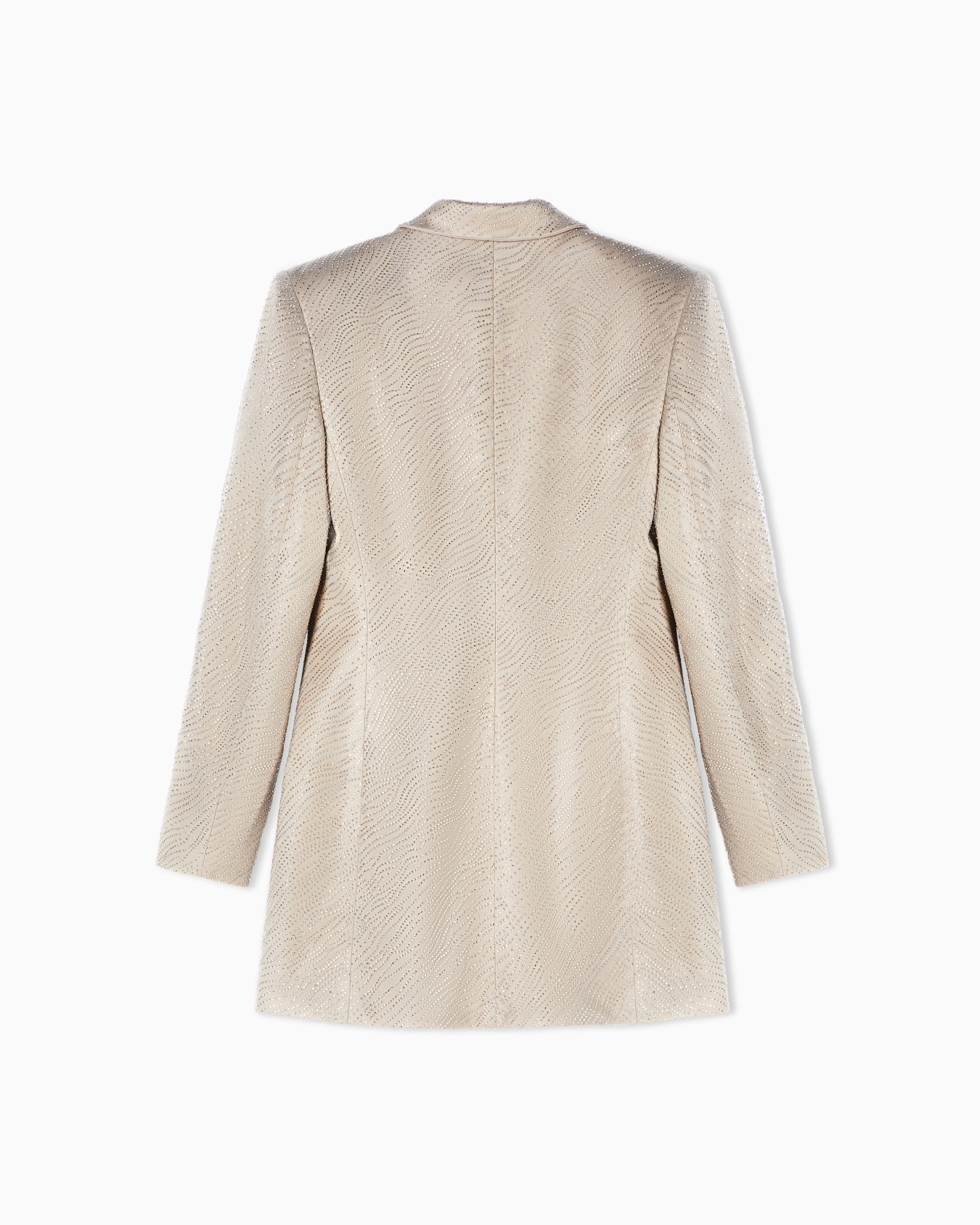 Trousers with silk pleats with rhinestone embroidery Slide 2