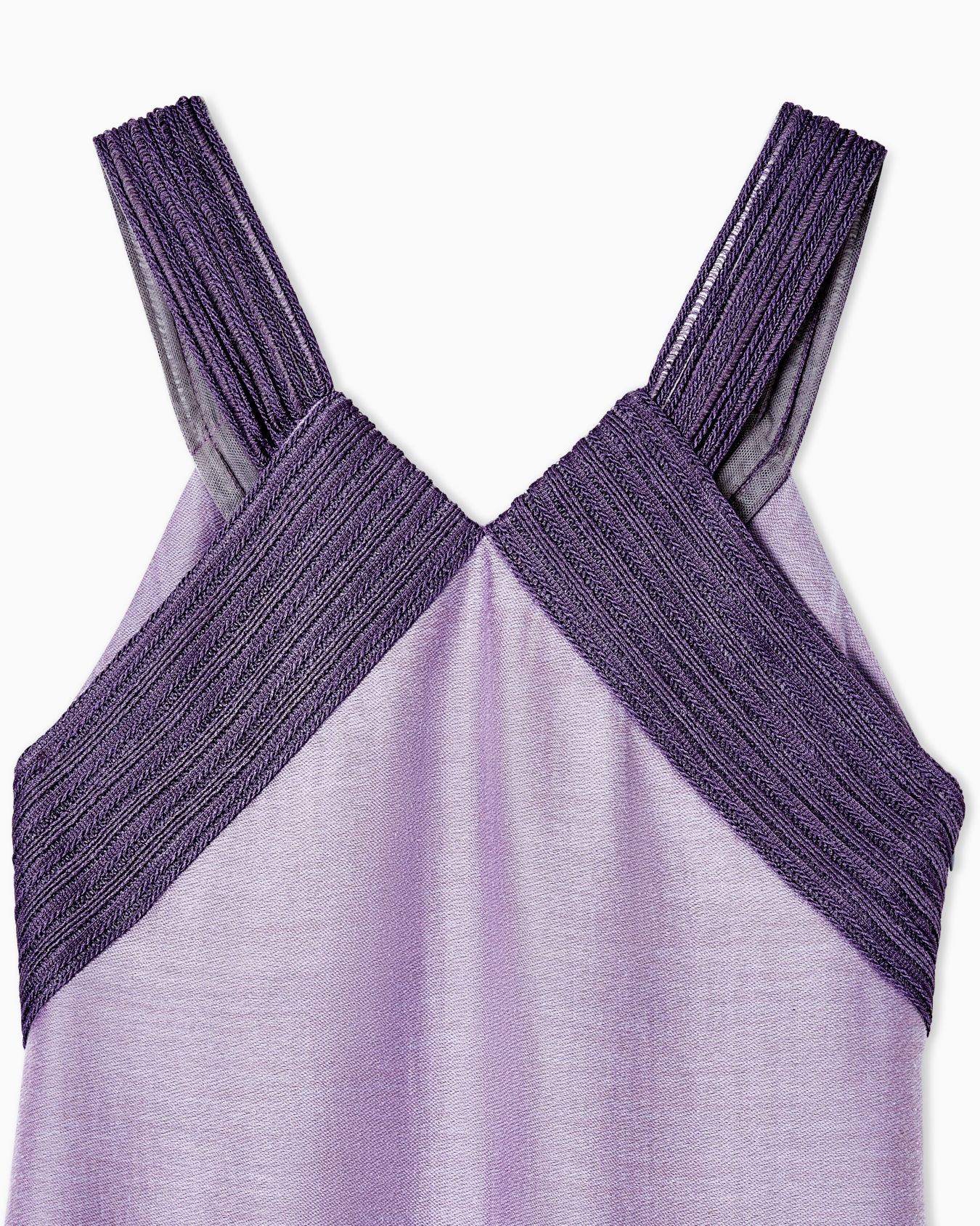 Long dress in Lyocell, viscose and silk Slide 4