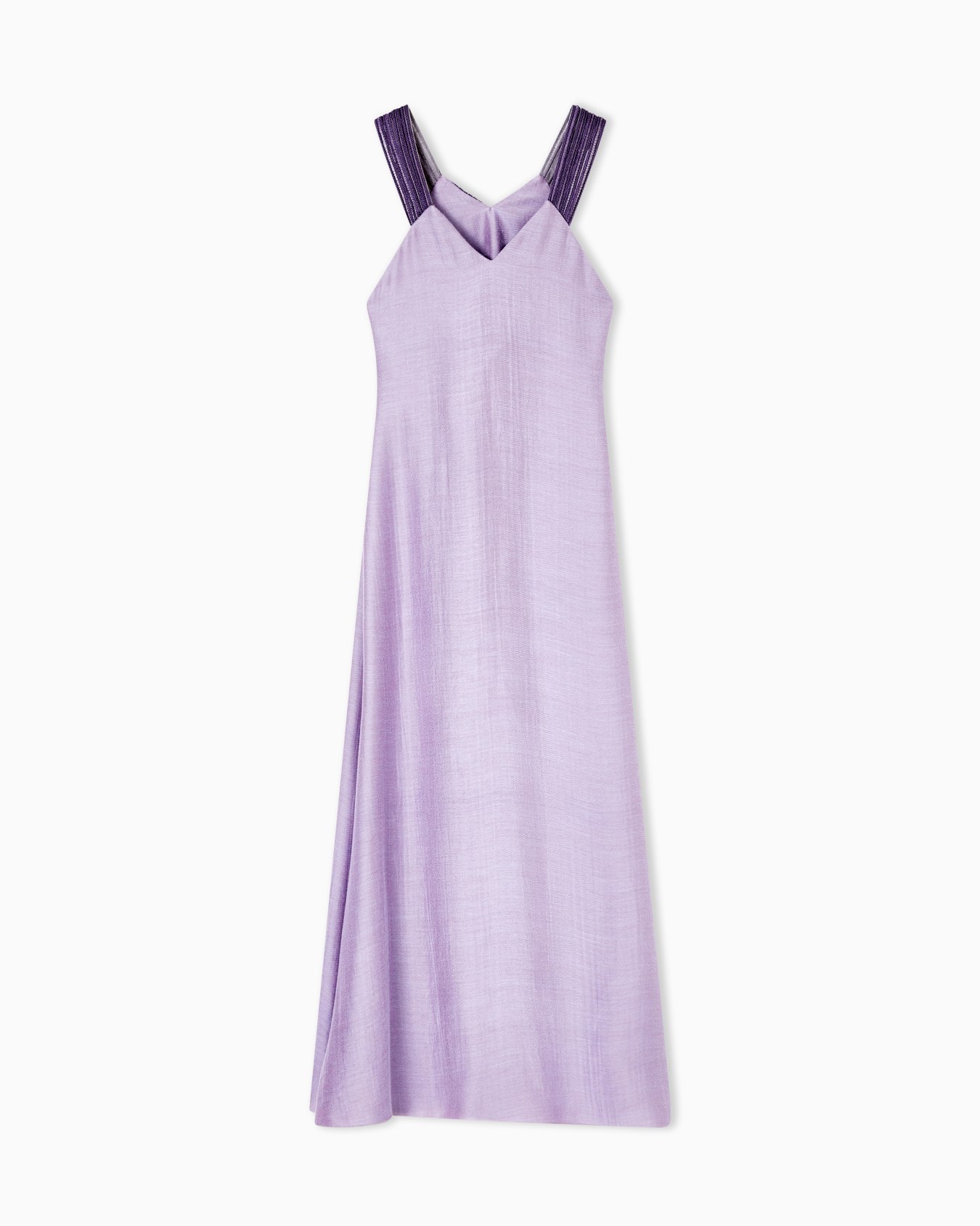 Long dress in Lyocell, viscose and silk Slide 2