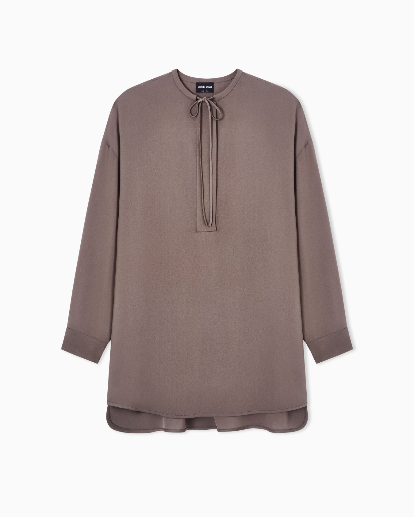 Blouse en triple georgette de soie Diapositive 0