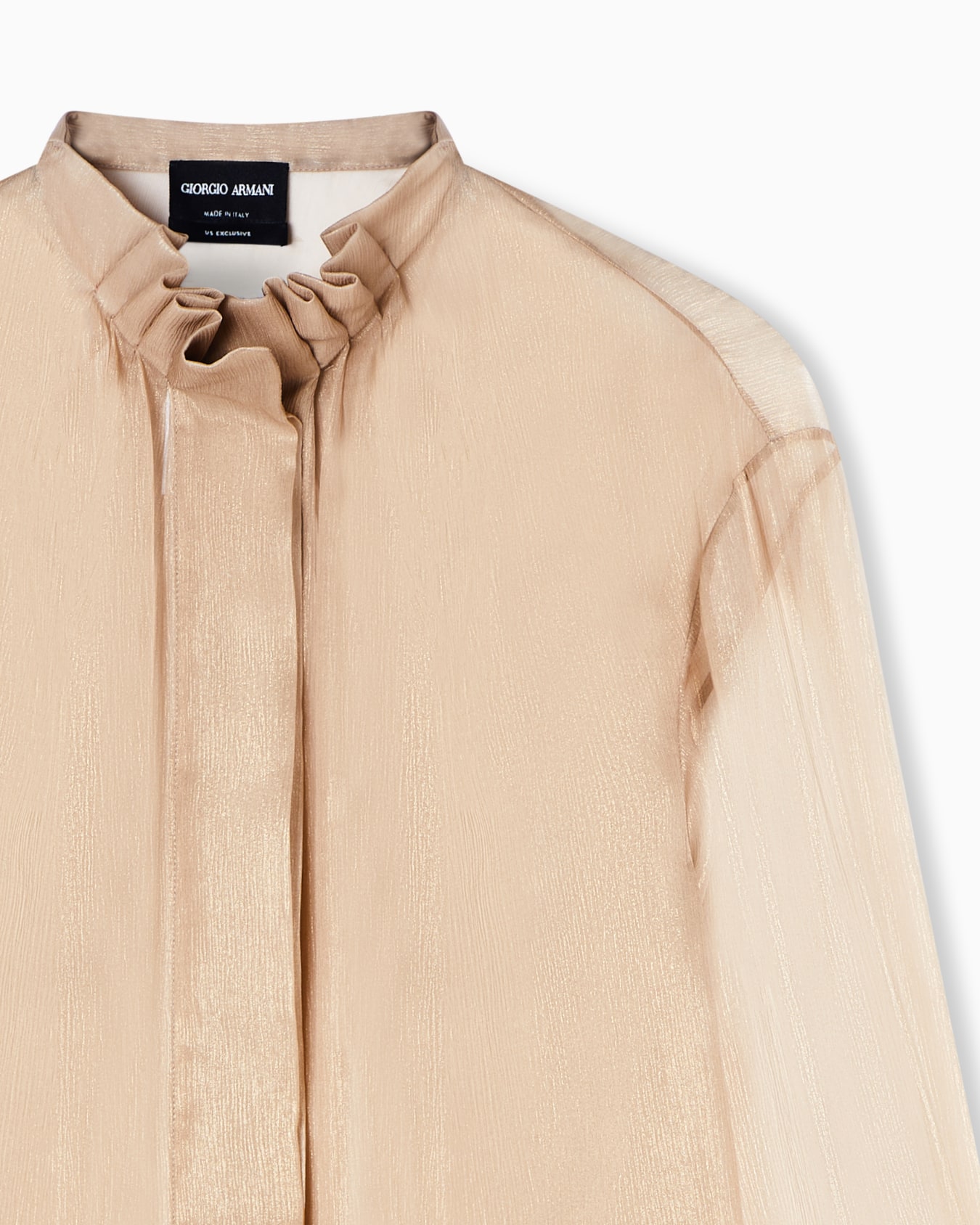 Silk creponne shirt Slide 4