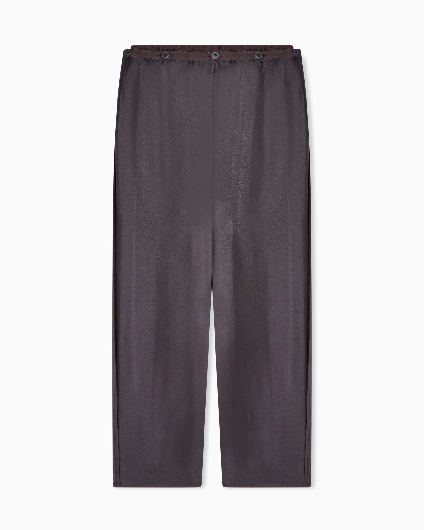 Silk straight trousers Slide 3