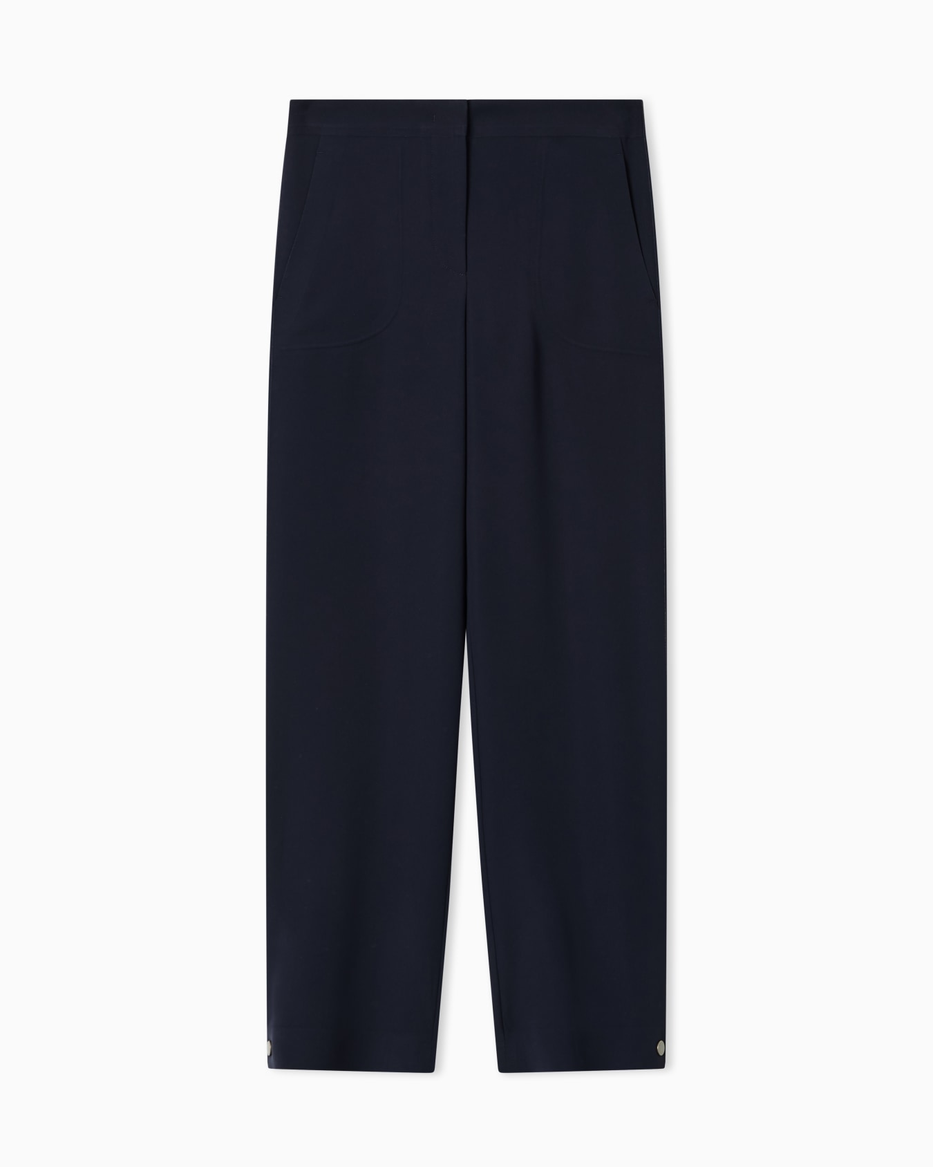 Straight trousers in technical cady Slide 0