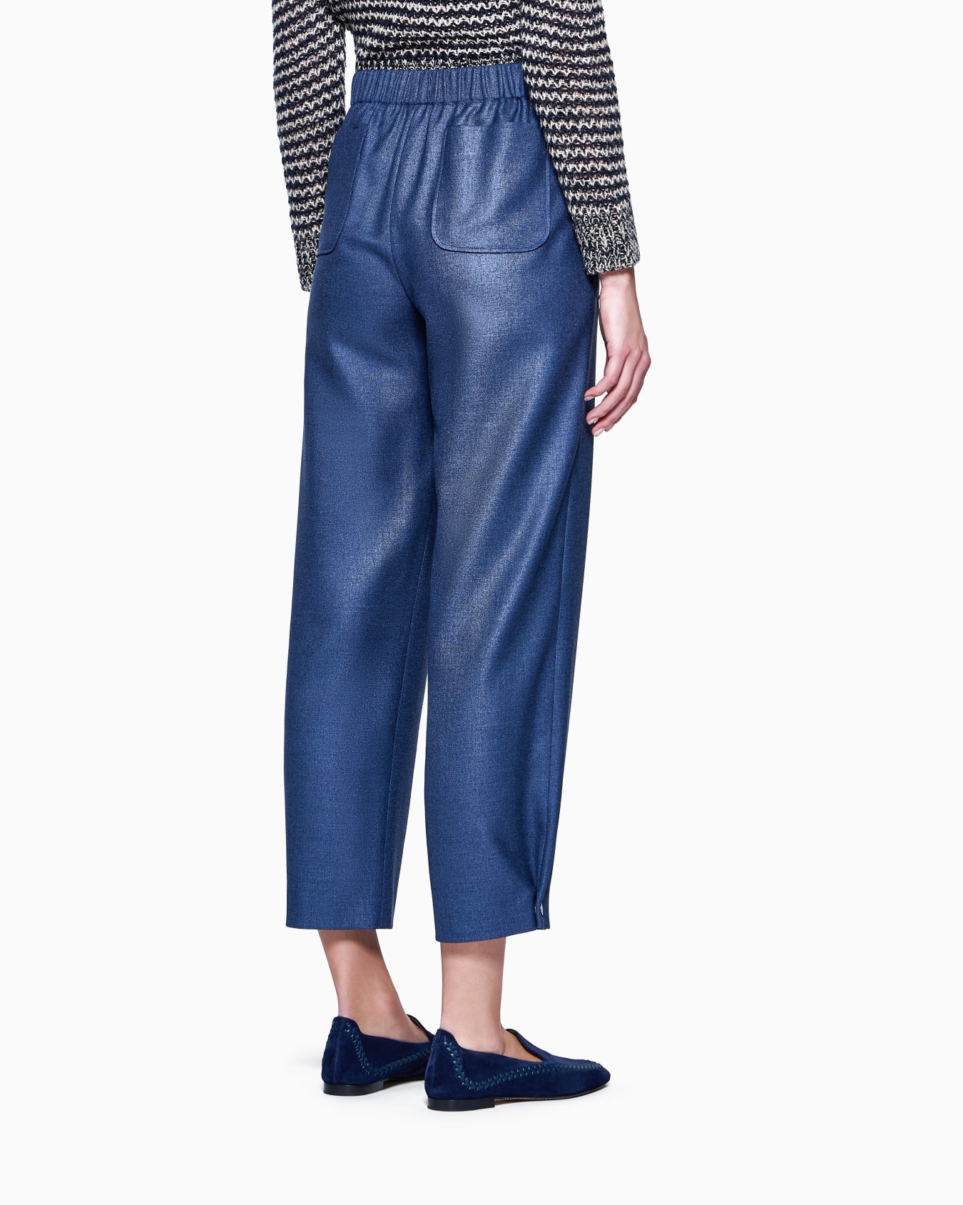 Silk and wool trousers Slide 2