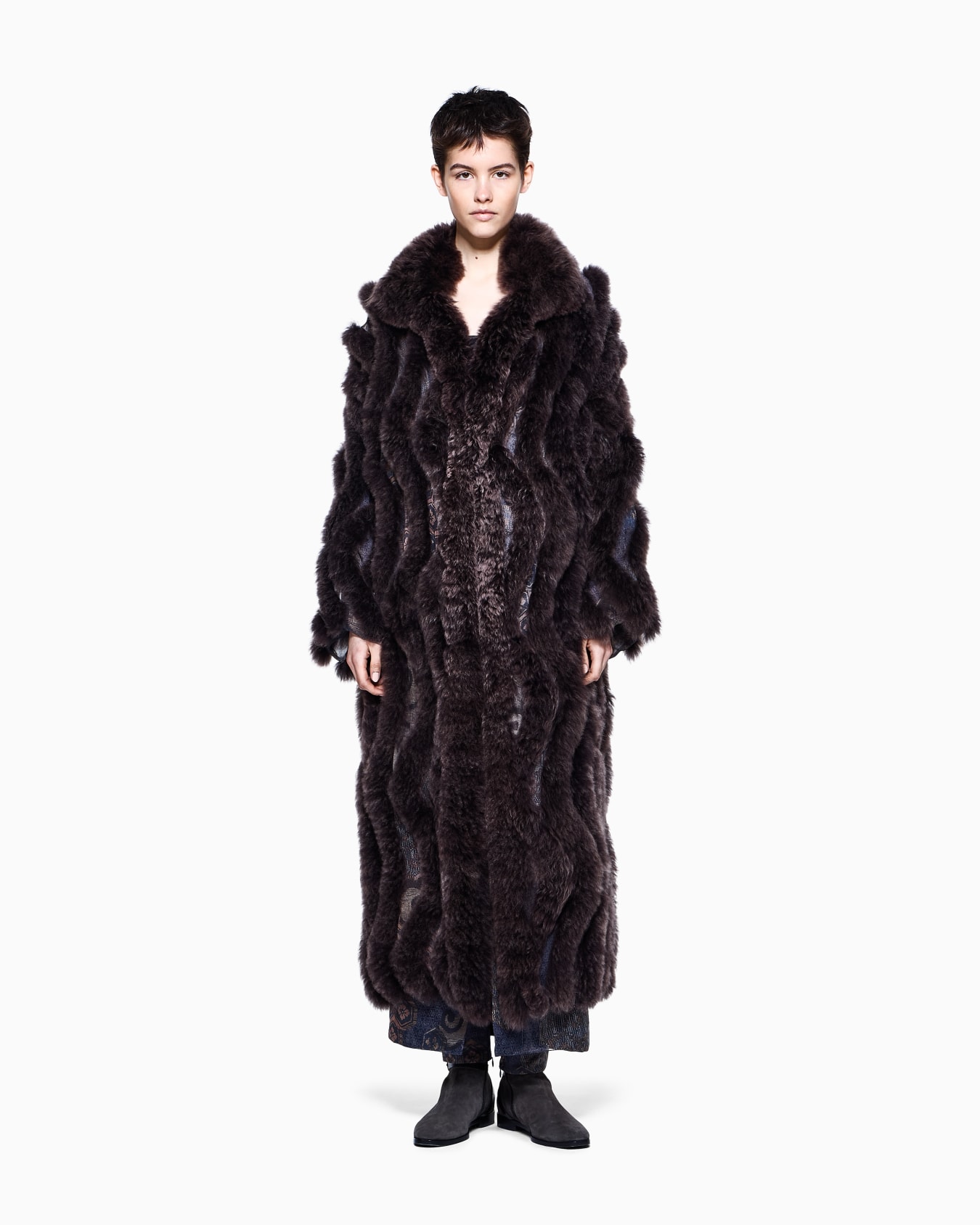 Oversize-Mantel aus Alpakawolle Folie 2