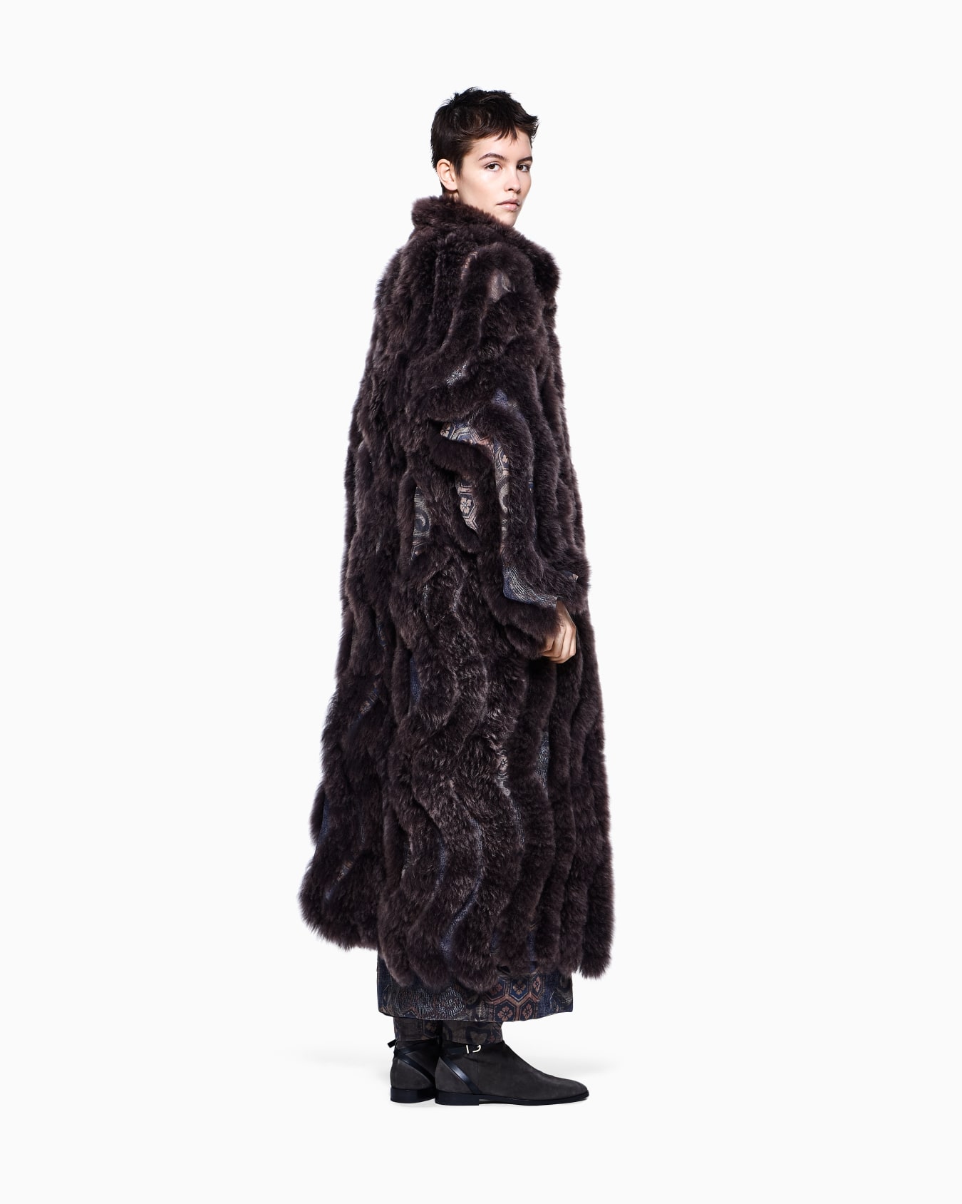 Oversize-Mantel aus Alpakawolle Folie 3
