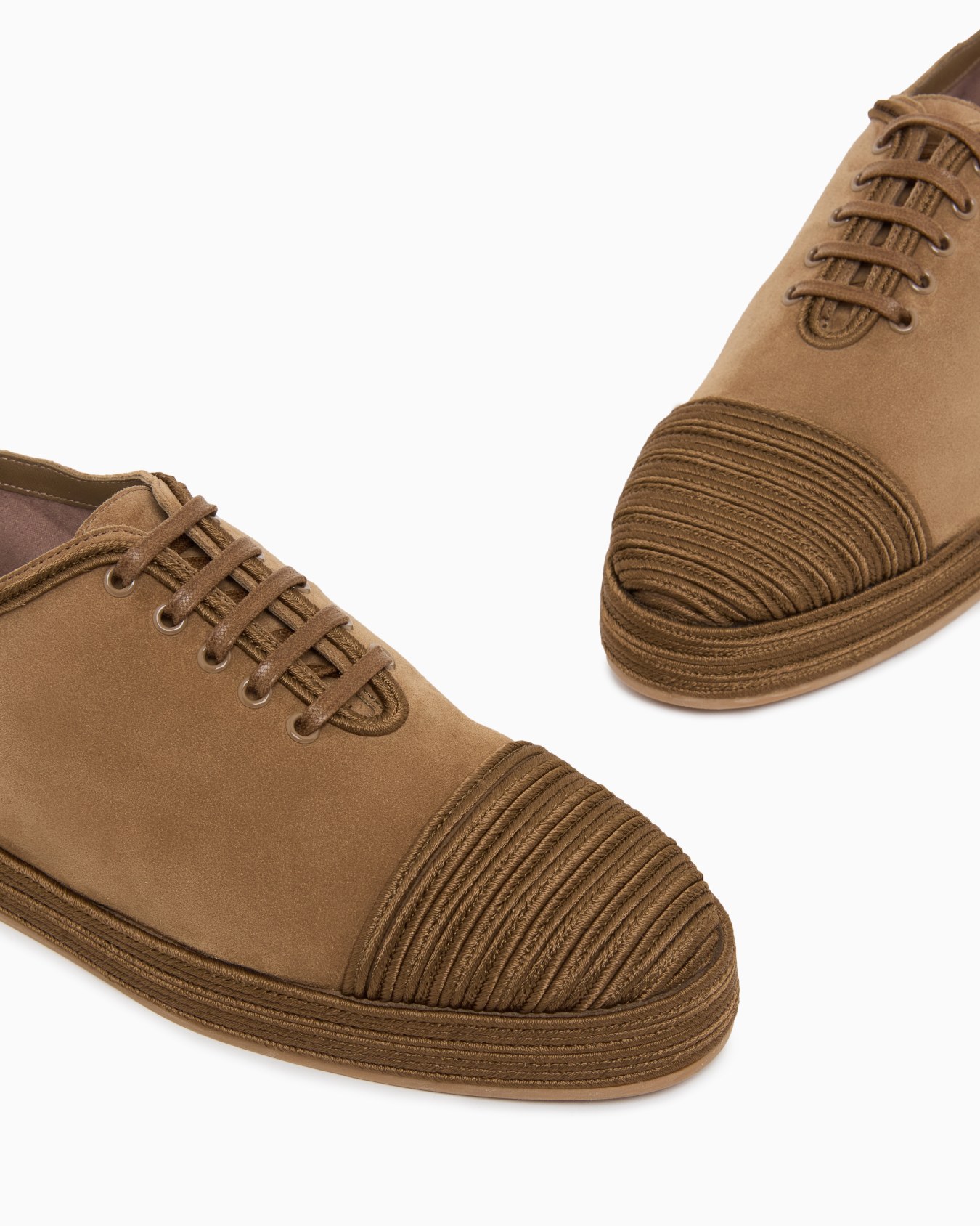 Suede sneakers with soutache detail Slide 4