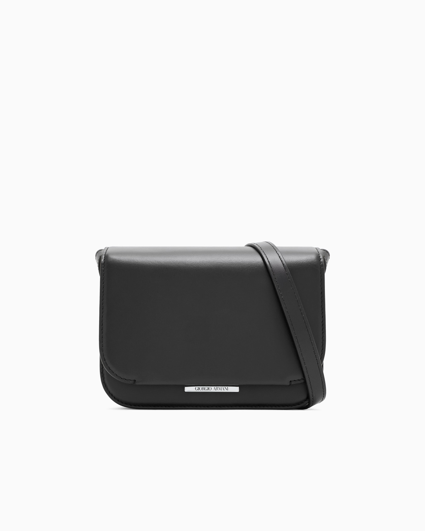 Small leather shoulder bag Slide 0