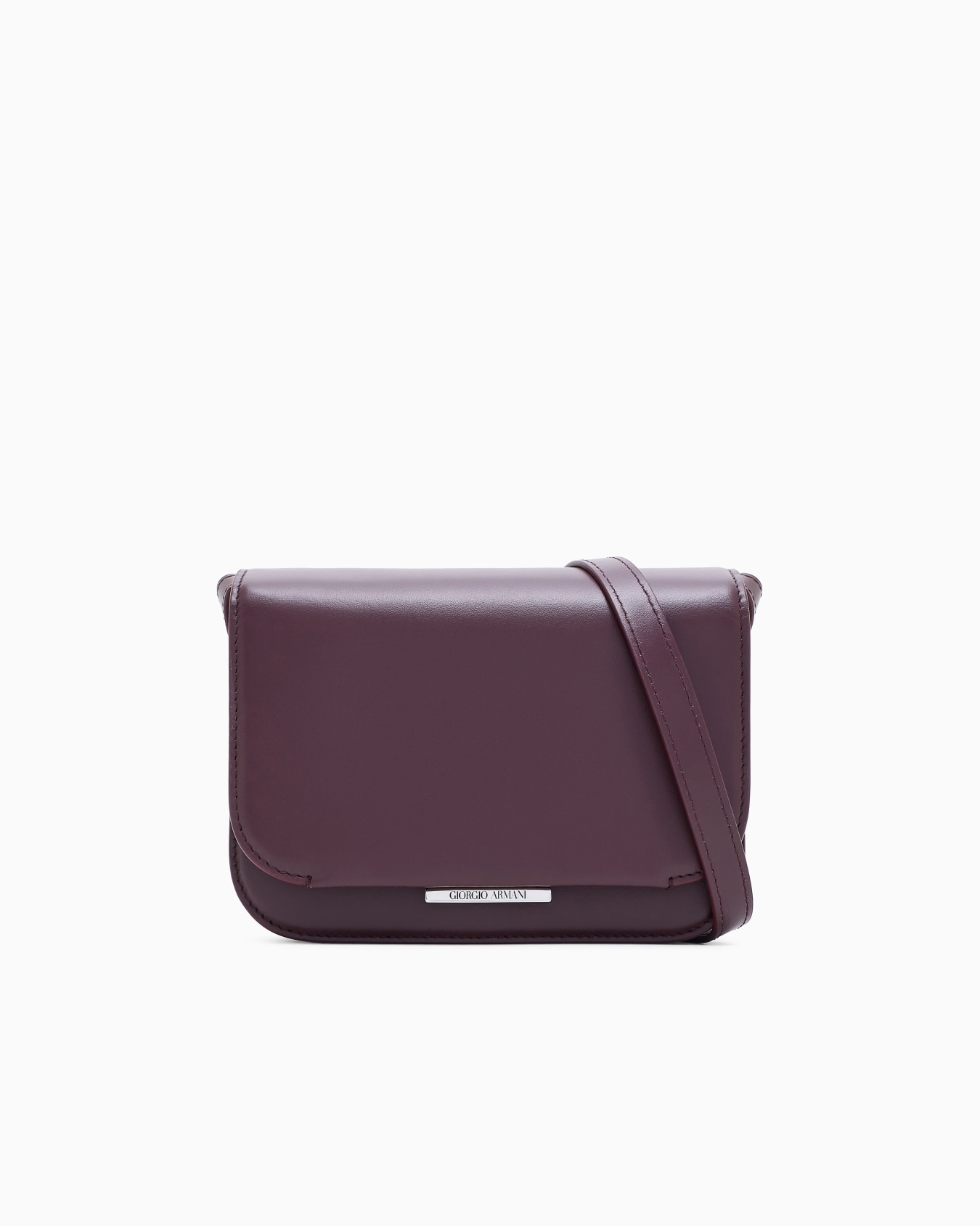 Small leather shoulder bag Slide 0