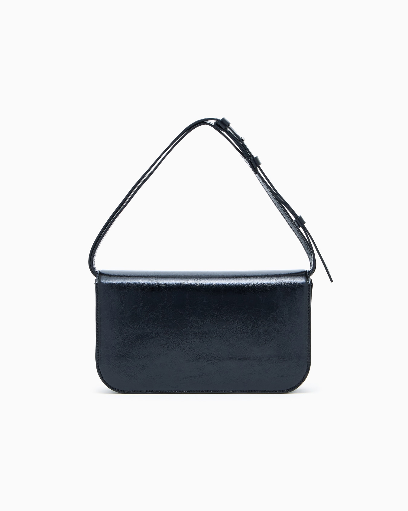 Patent leather clutch bag with shoulder strap  Slide 2
