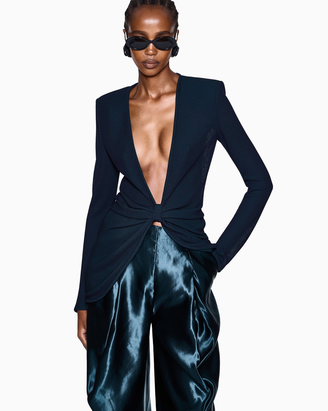 ASV ribbed viscose sweater Slide 3