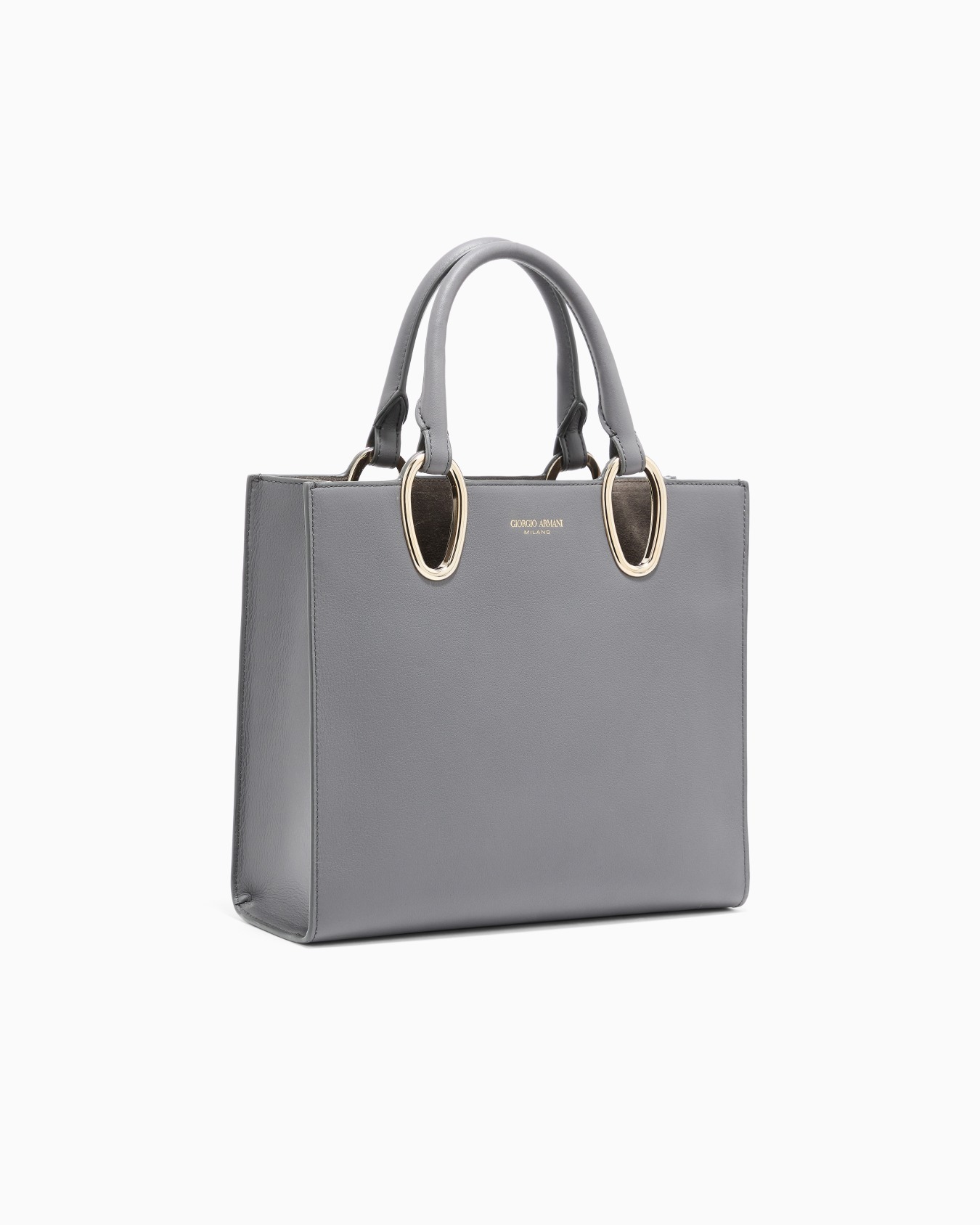 Leather shopper bag Slide 1