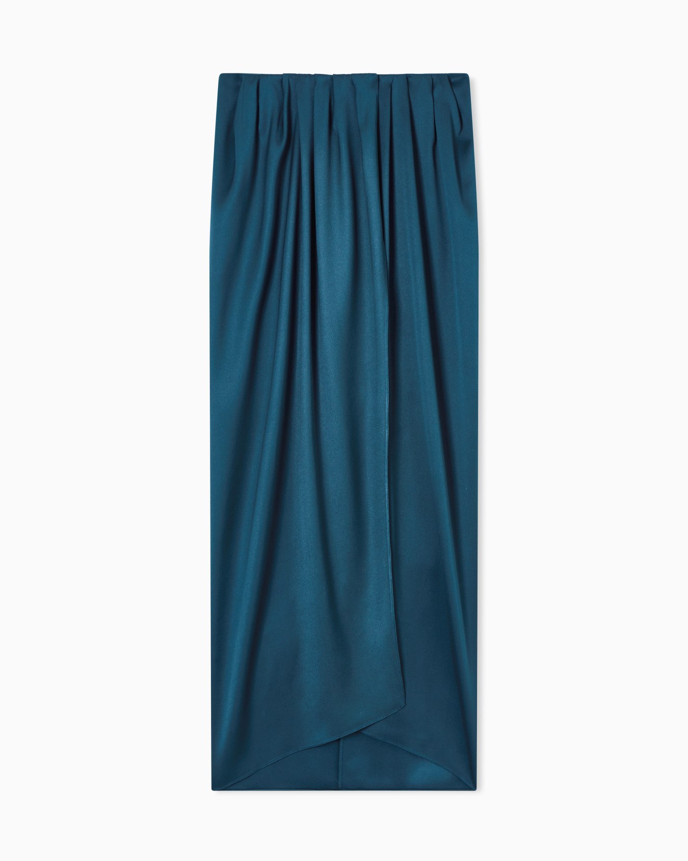 Long silk wrap skirt Slide 0