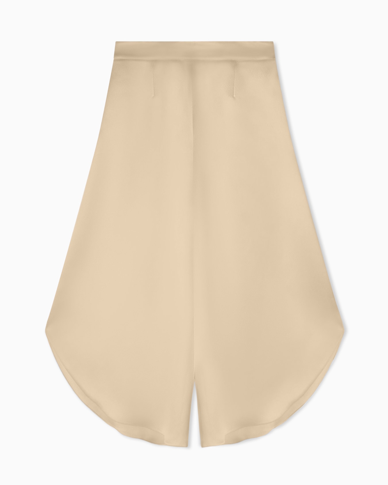 Wide trousers in silk satin Slide 1