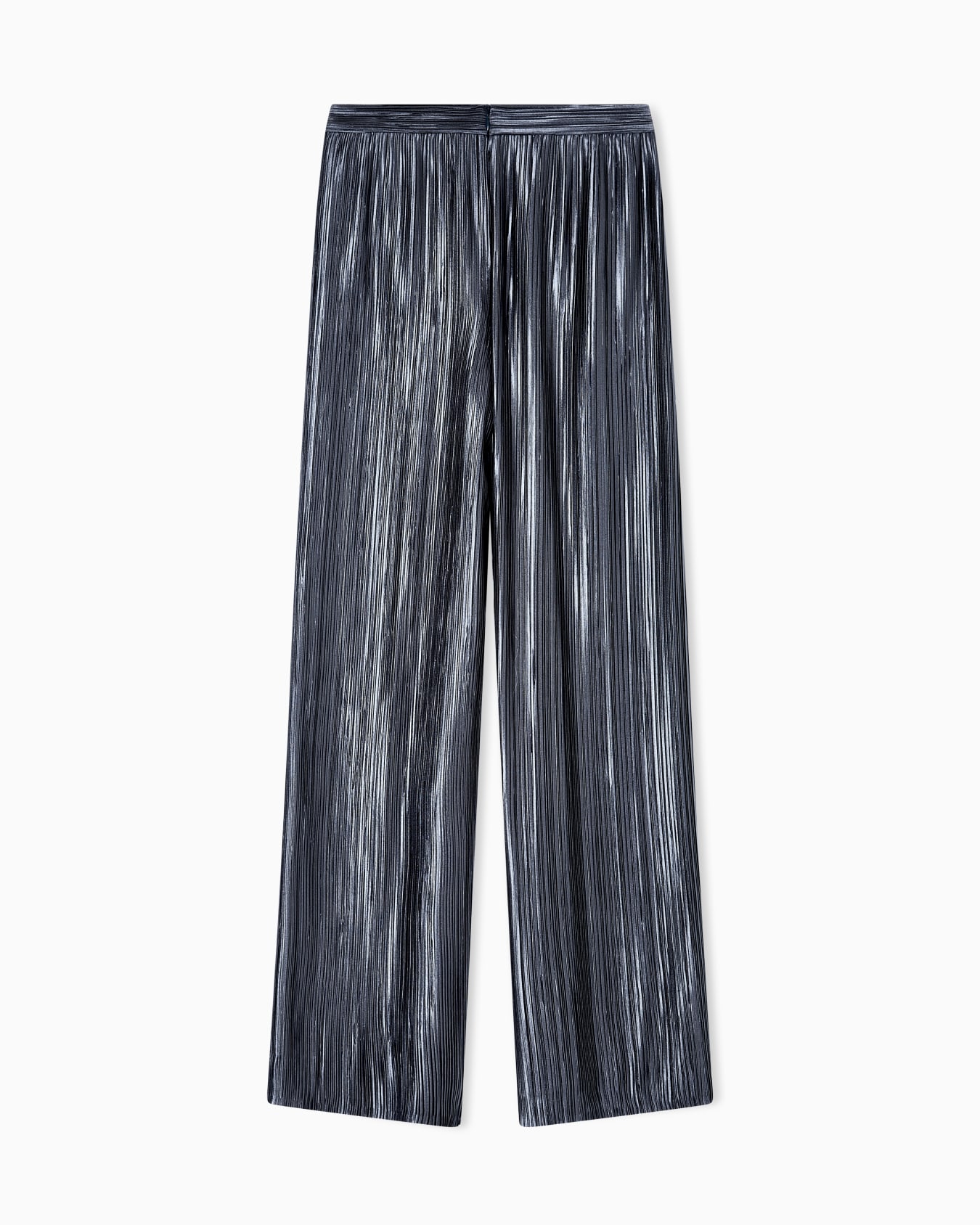 Pantaloni ampi in satin plissé Slide 3