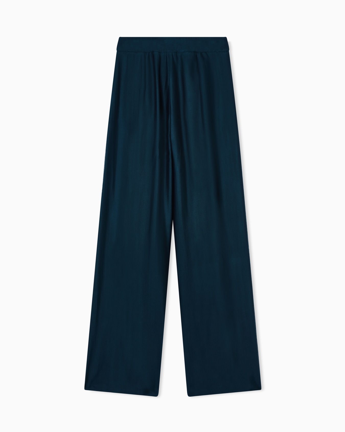 Hose mit Bundfalten aus Viskose, Seide und Organza Folie 3